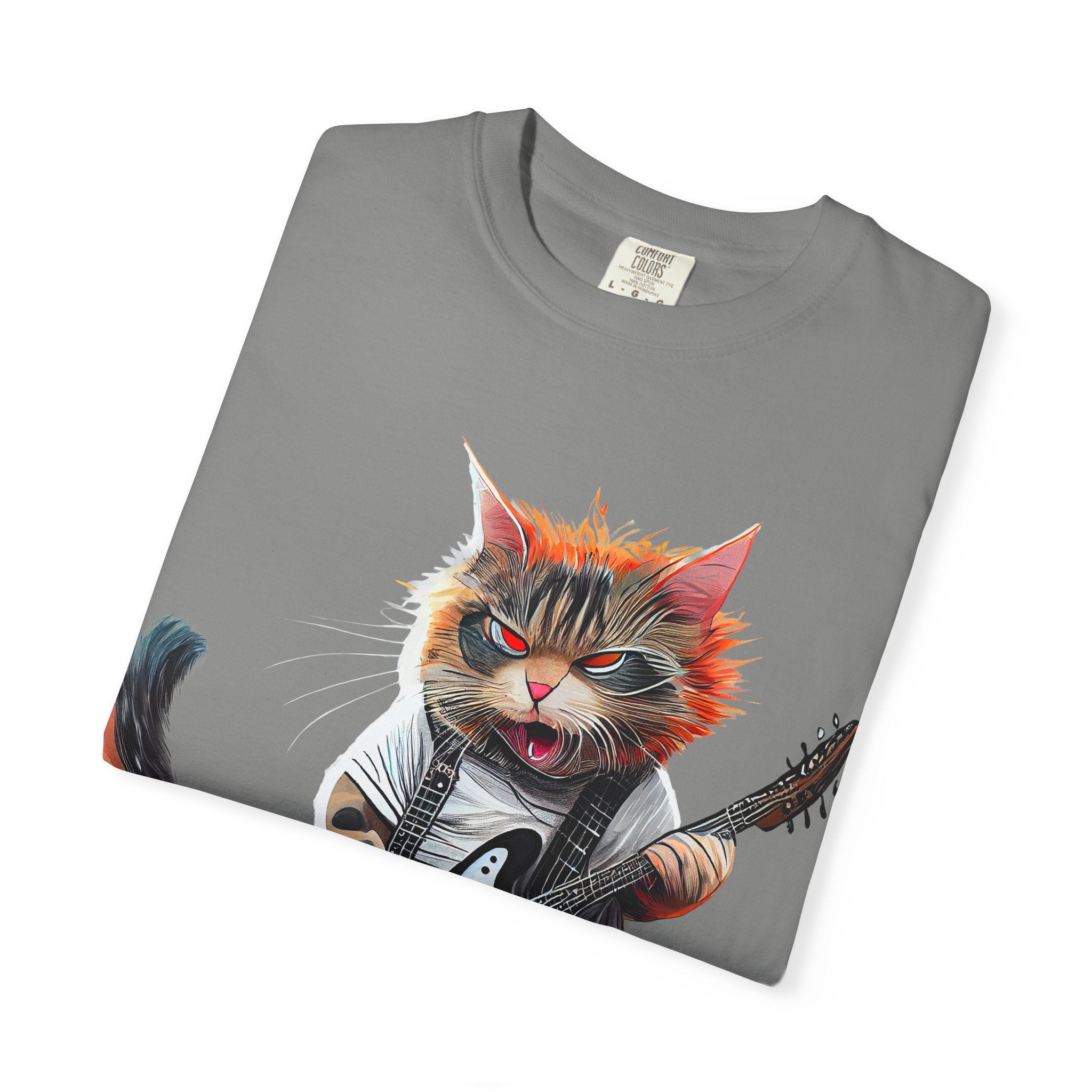 Rockin' Kitty Unisex Garment-Dyed T-Shirt