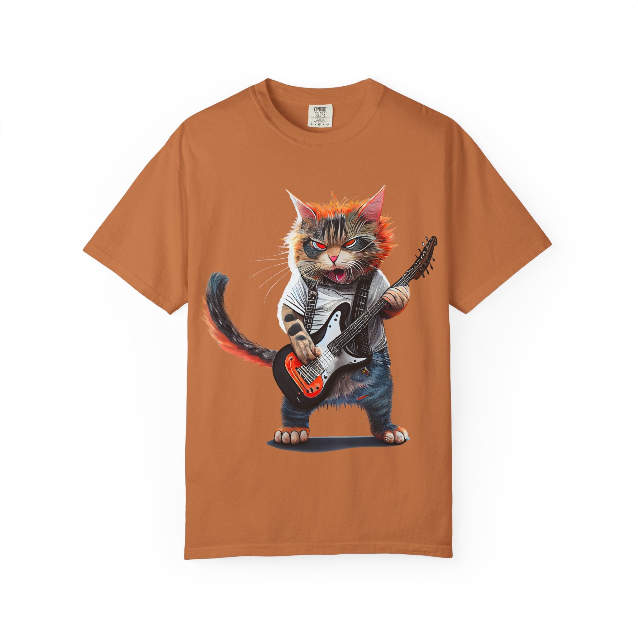 Rockin' Kitty Unisex Garment-Dyed T-Shirt