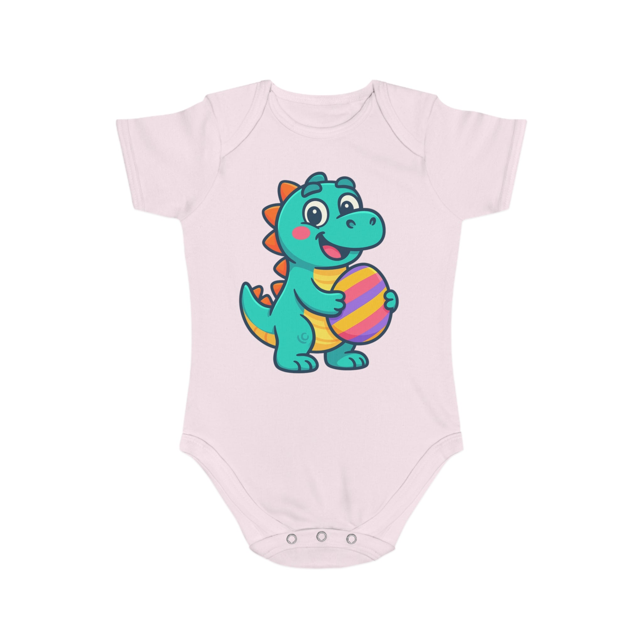 Cute Dinosaur Baby Bodysuit, Infant Onesie, Toddler Outfit, Baby Shower Gift, Easter Celebration Clothes, Adorable Baby Apparel
