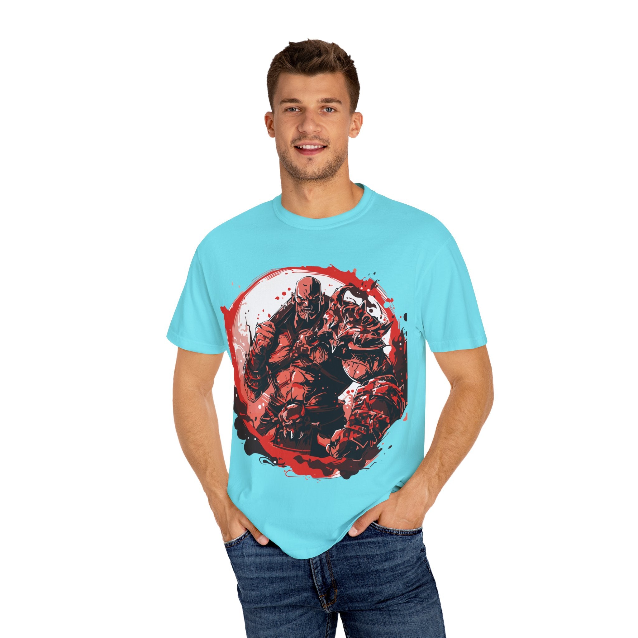 Bold Graphic Unisex T-Shirt - Red Warrior Design