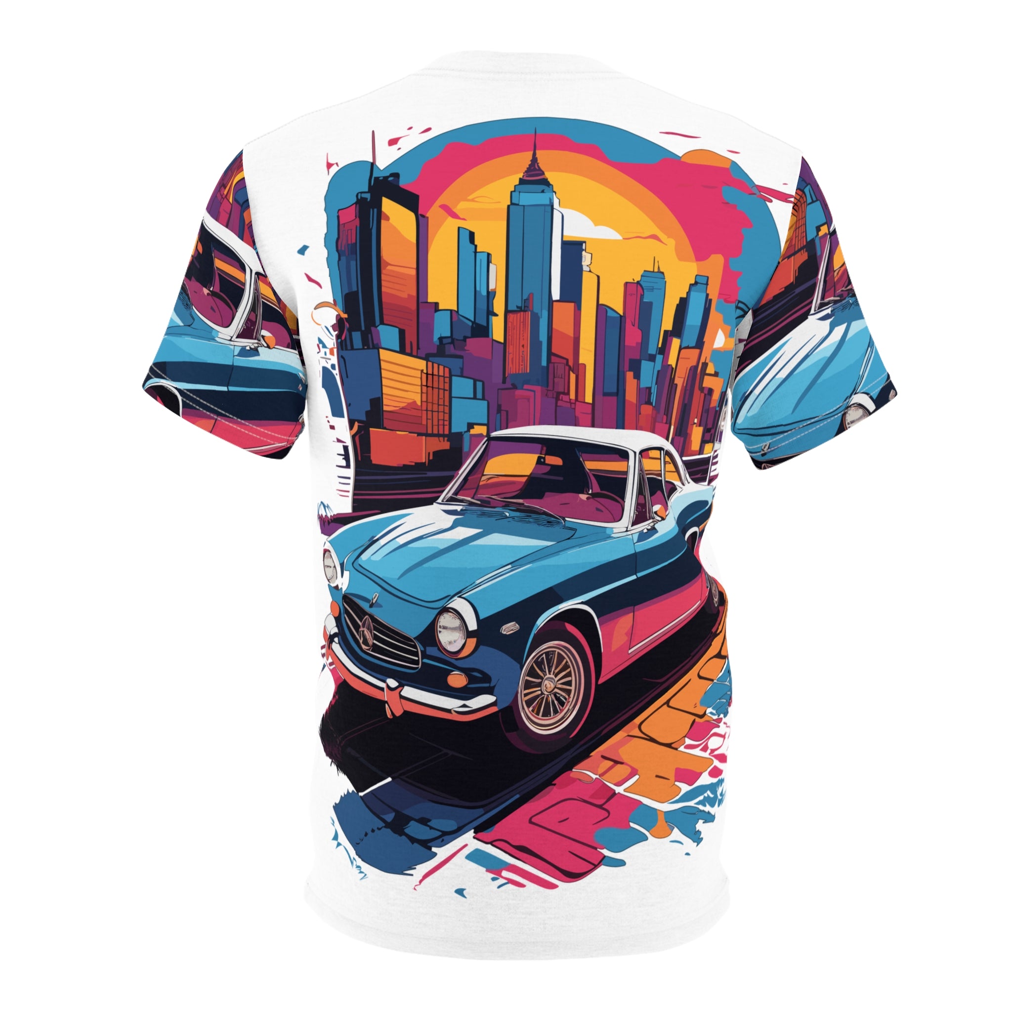Retro Car Graphic Tee | Urban Vibes Unisex Tee