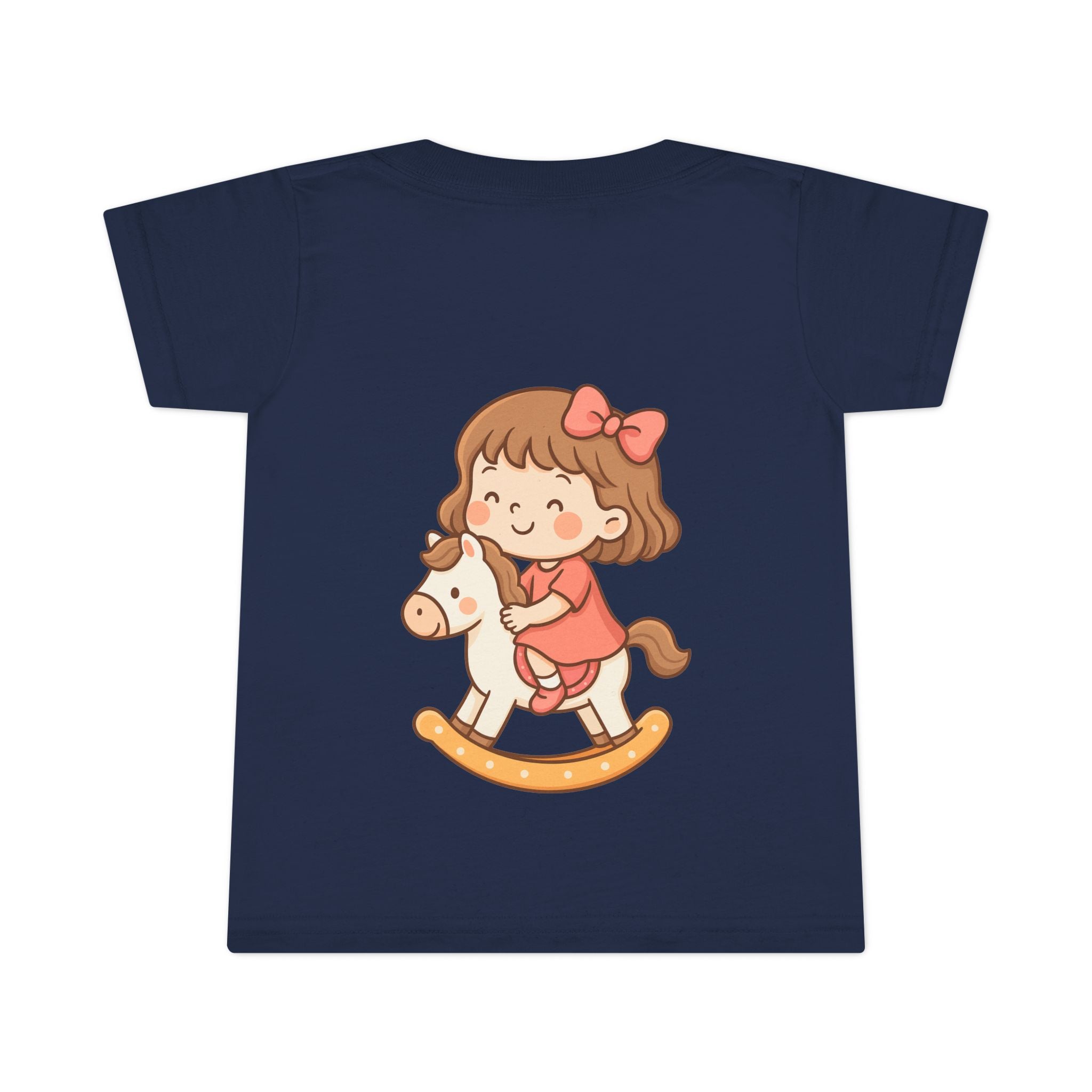Toddler T-Shirt with Adorable Rocking Horse Design, Cute Kids Shirt, Baby Shower Gift, Playtime Outfit, Toddler Apparel