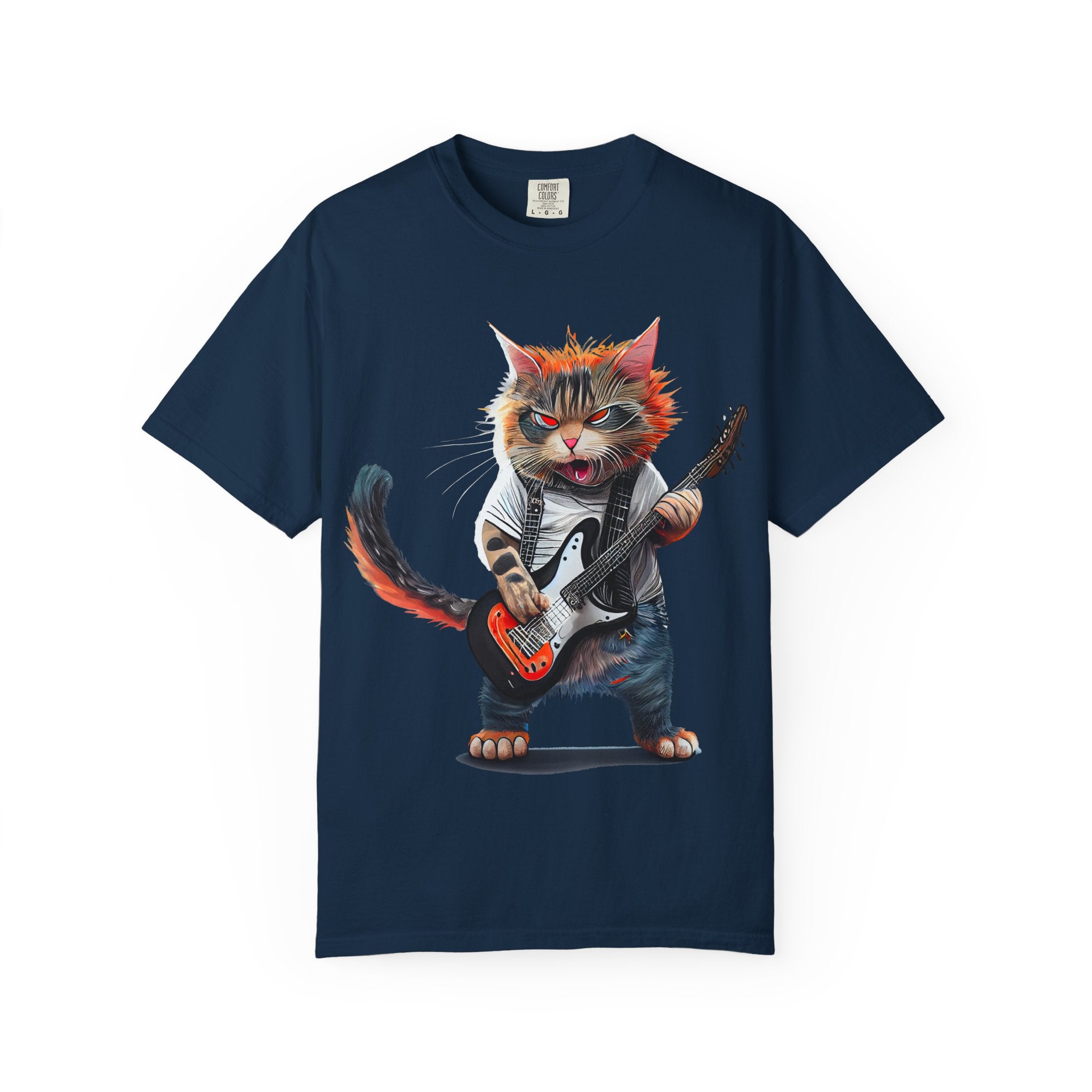 Rockin' Kitty Unisex Garment-Dyed T-Shirt