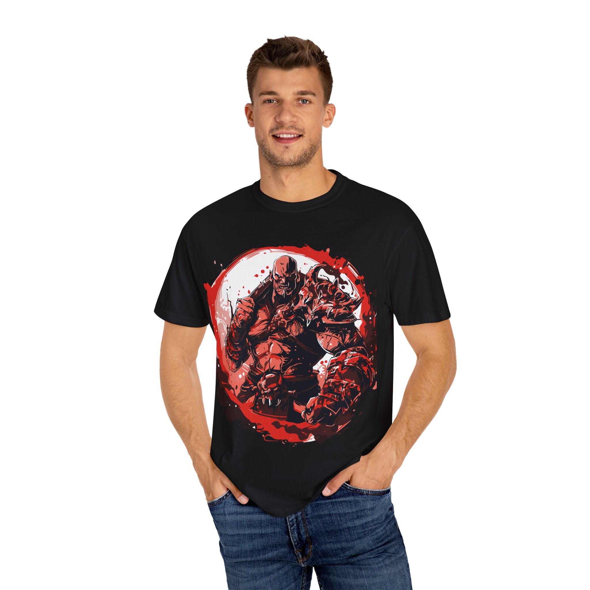 Bold Graphic Unisex T-Shirt - Red Warrior Design
