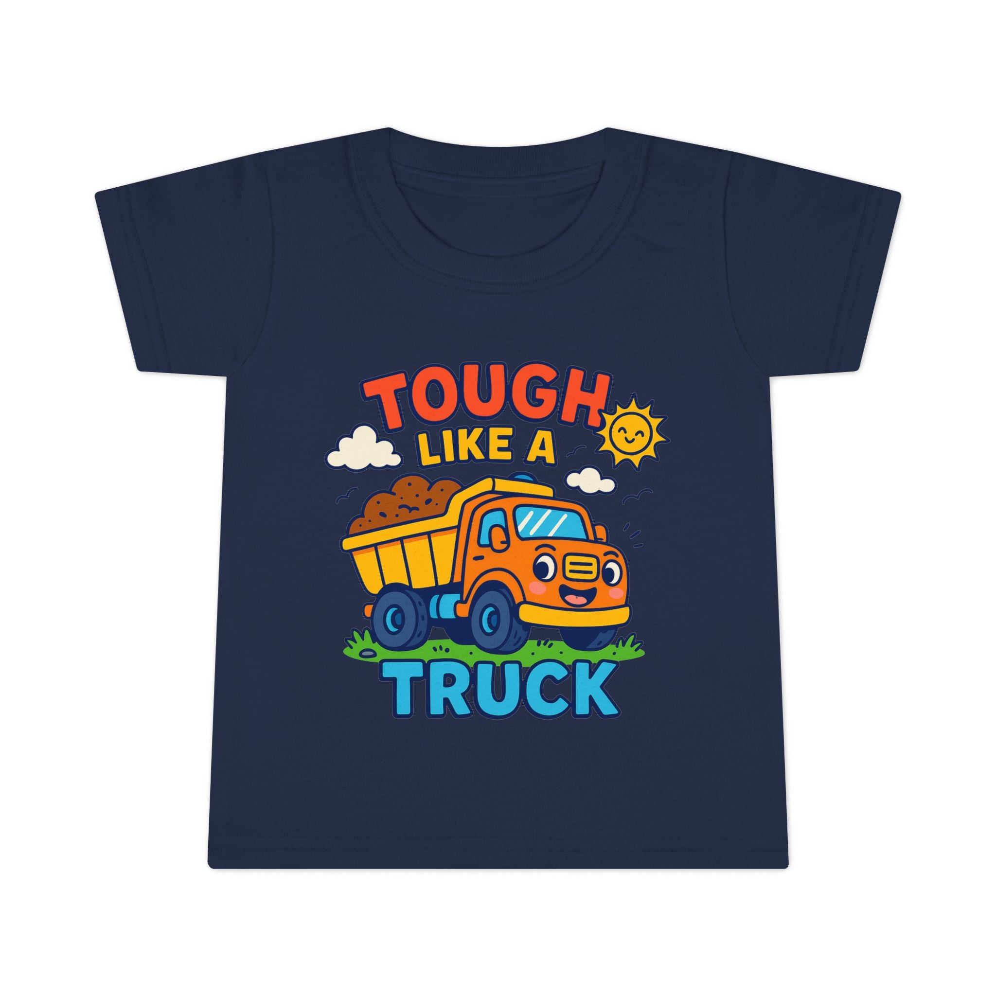 Tough Like a Truck Toddler T-Shirt | Cute Kids Tee, Truck Lover Gift, Birthday Outfit, Playtime Apparel, Toddler Casual Wear