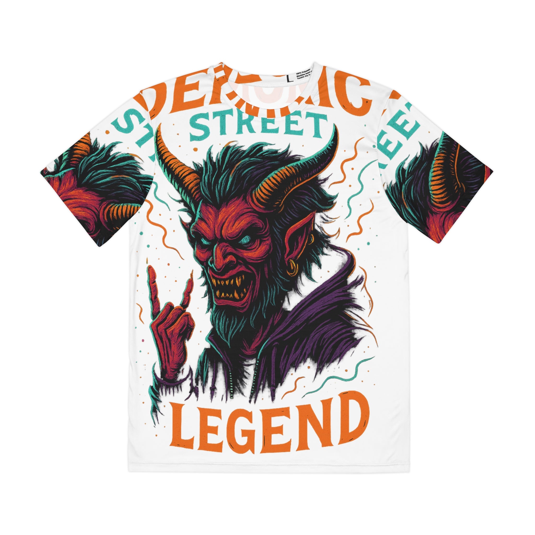 Demonic Street Legend Tee, Graphic T-Shirt, Men's Casual Shirt, Unique Festival Apparel, Streetwear Style