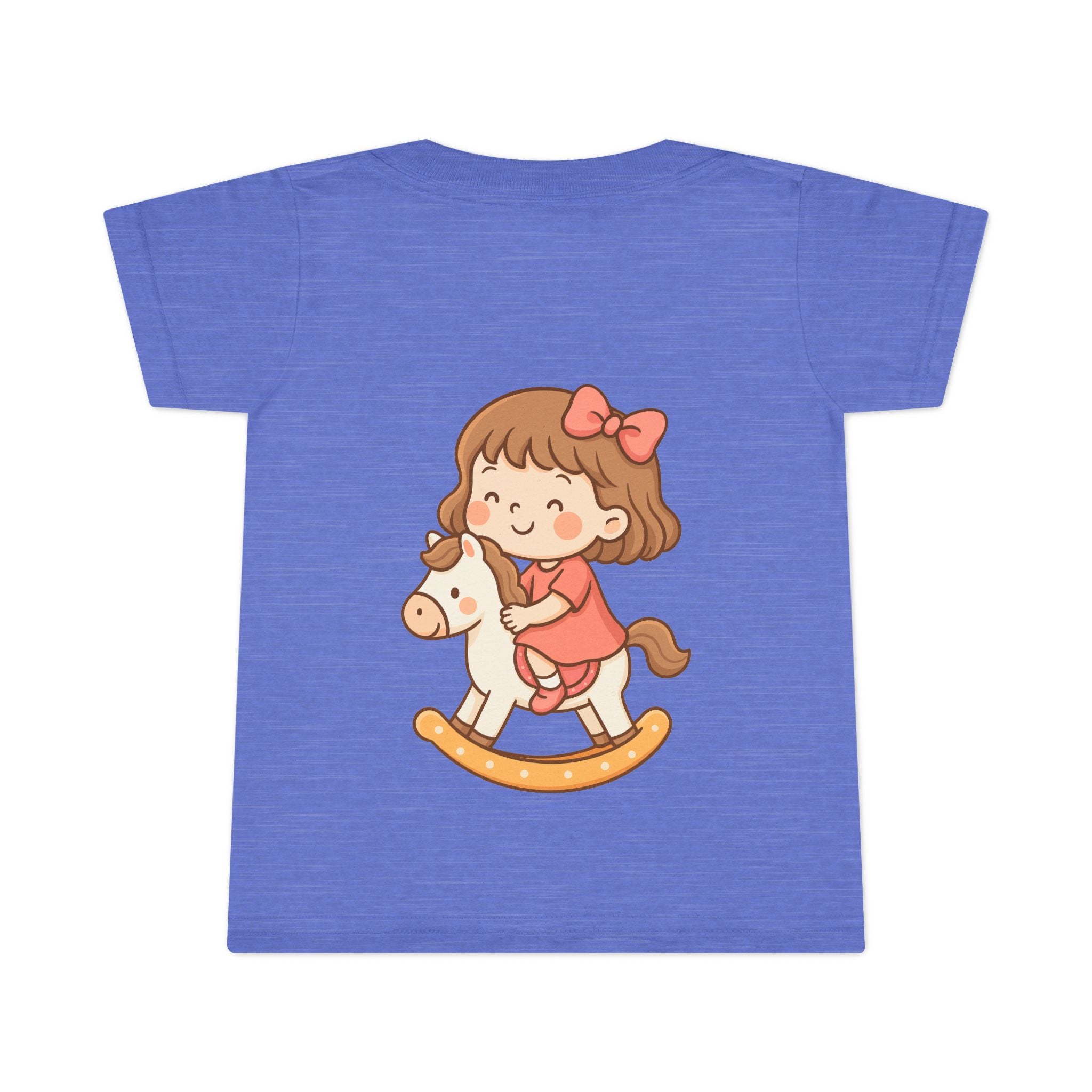 Toddler T-Shirt with Adorable Rocking Horse Design, Cute Kids Shirt, Baby Shower Gift, Playtime Outfit, Toddler Apparel