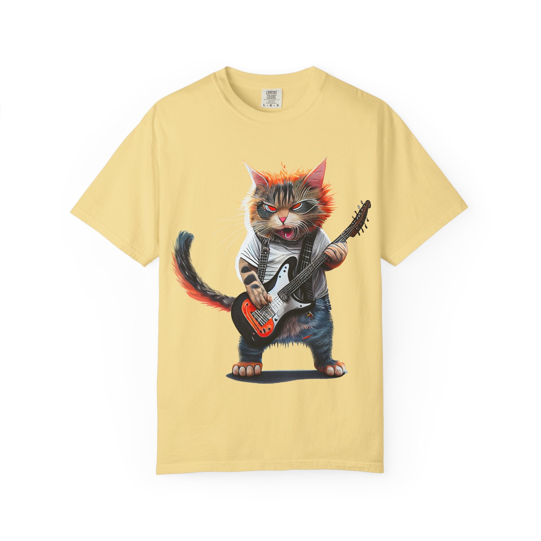 Rockin' Kitty Unisex Garment-Dyed T-Shirt