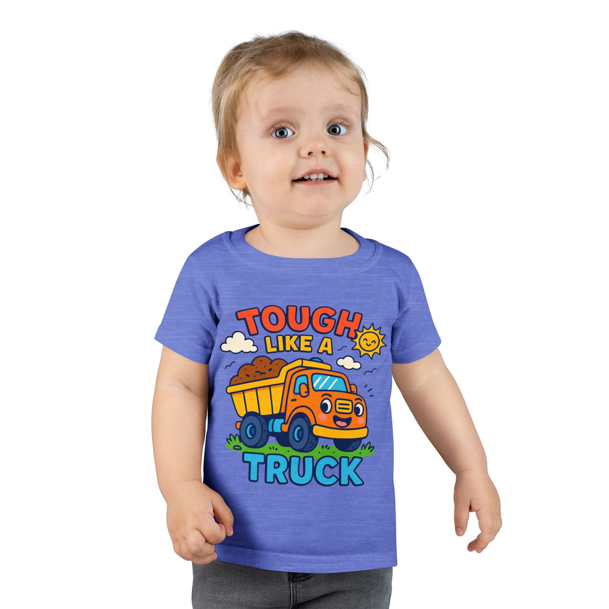 Tough Like a Truck Toddler T-Shirt | Cute Kids Tee, Truck Lover Gift, Birthday Outfit, Playtime Apparel, Toddler Casual Wear