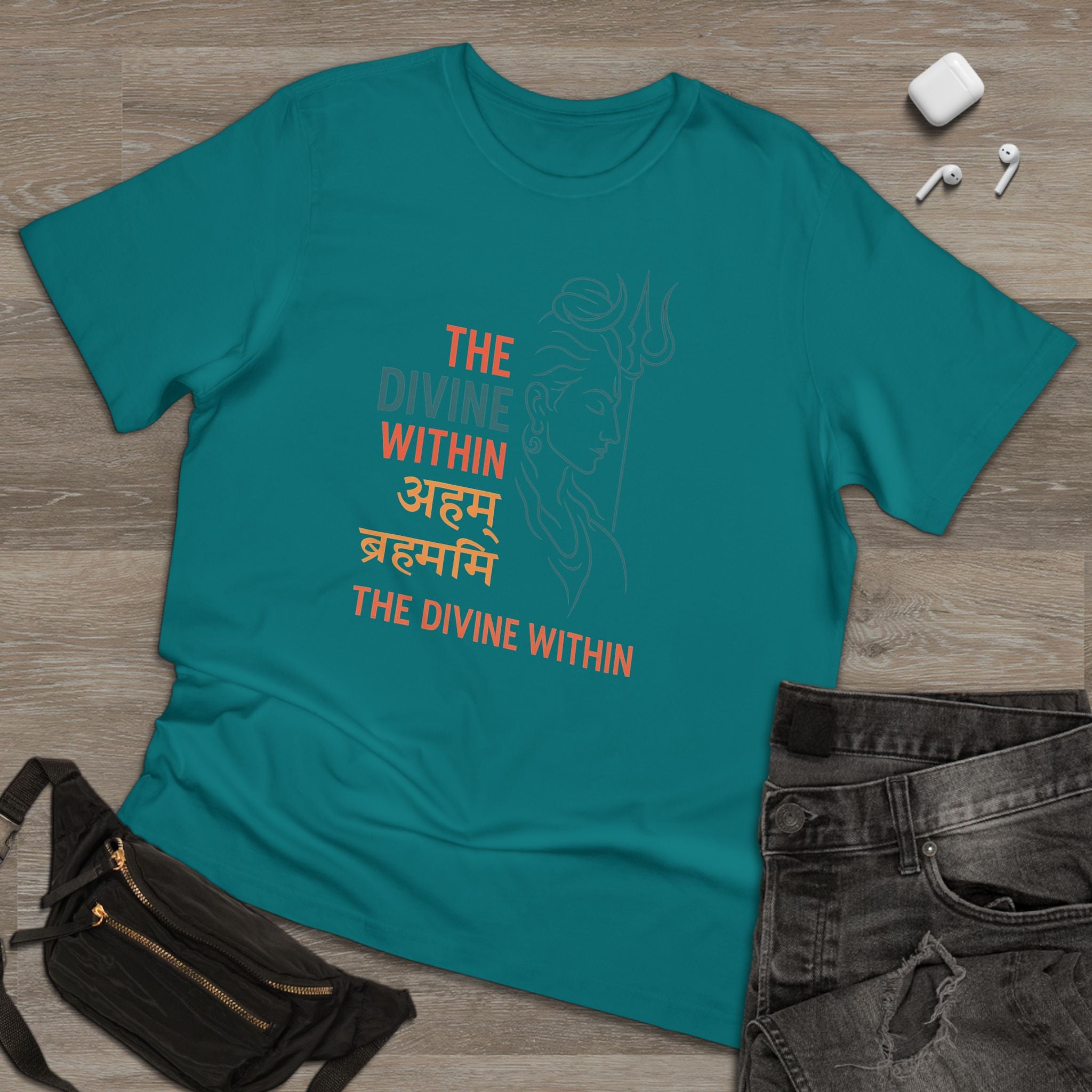 Spiritual Unisex T-shirt, Meditative Tee, Yoga Apparel, Divine Design Shirt, Gift for Mindfulness, Festival Wear