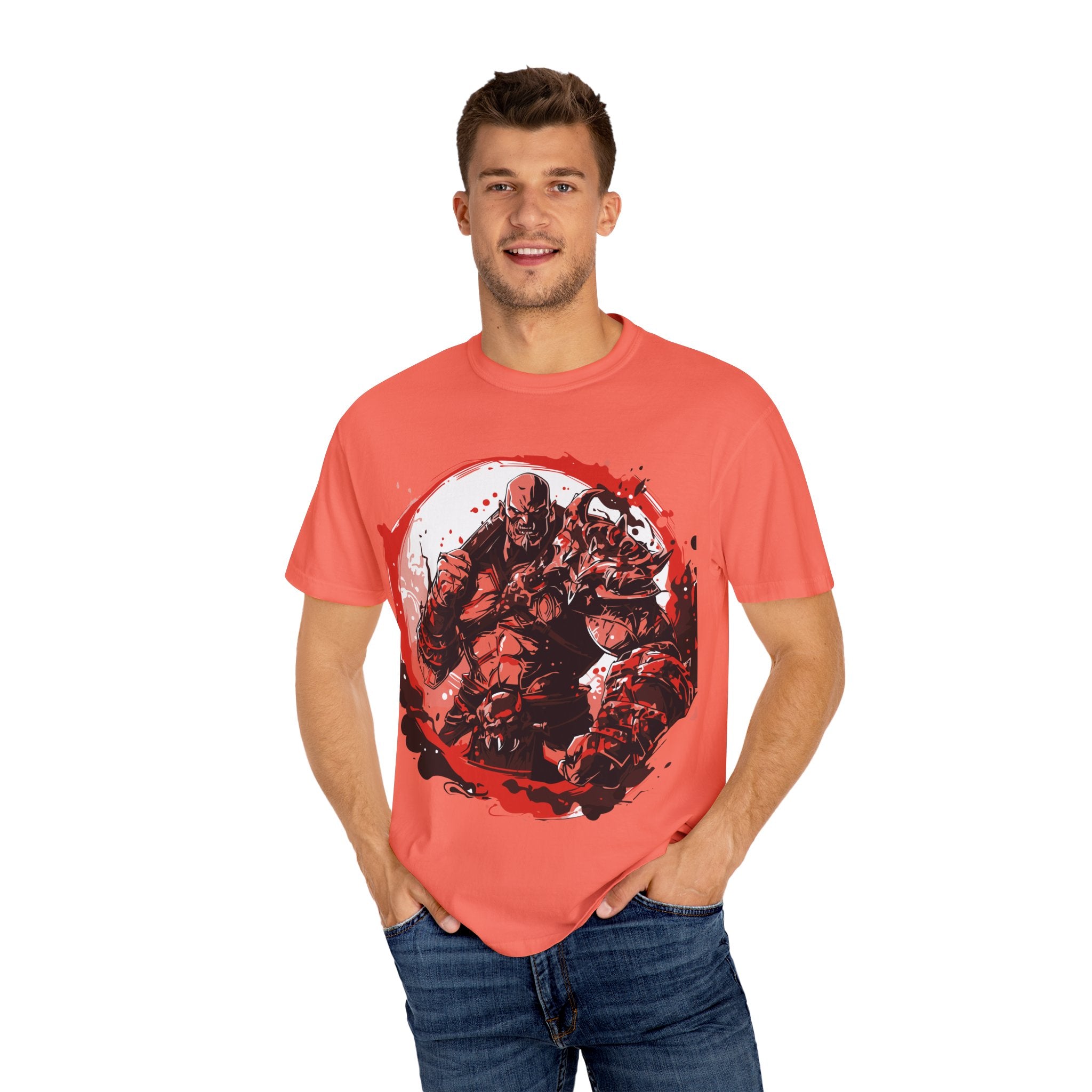 Bold Graphic Unisex T-Shirt - Red Warrior Design