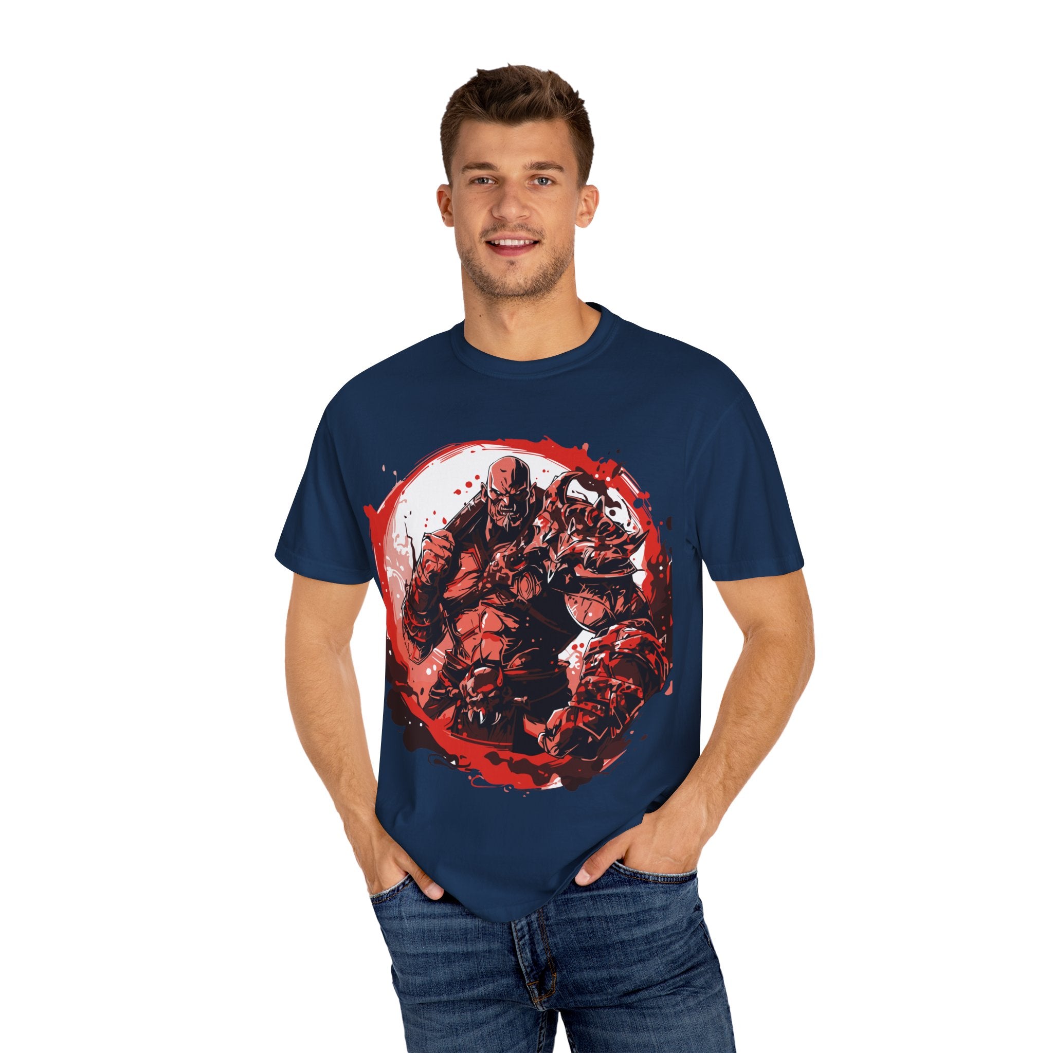 Bold Graphic Unisex T-Shirt - Red Warrior Design