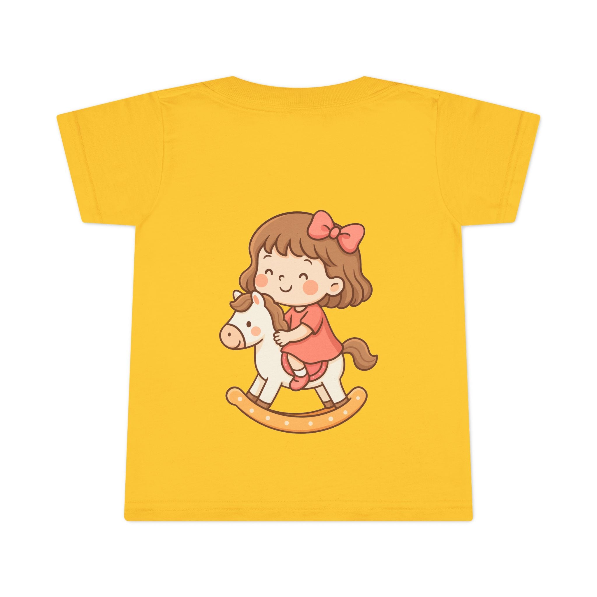 Toddler T-Shirt with Adorable Rocking Horse Design, Cute Kids Shirt, Baby Shower Gift, Playtime Outfit, Toddler Apparel