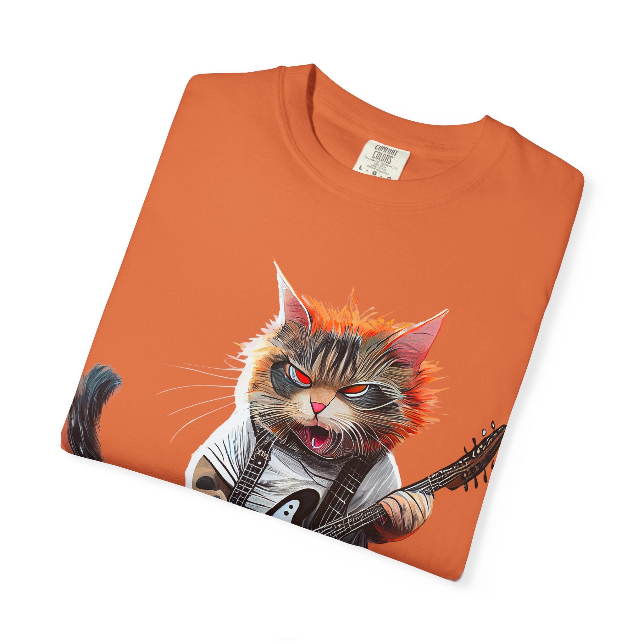 Rockin' Kitty Unisex Garment-Dyed T-Shirt