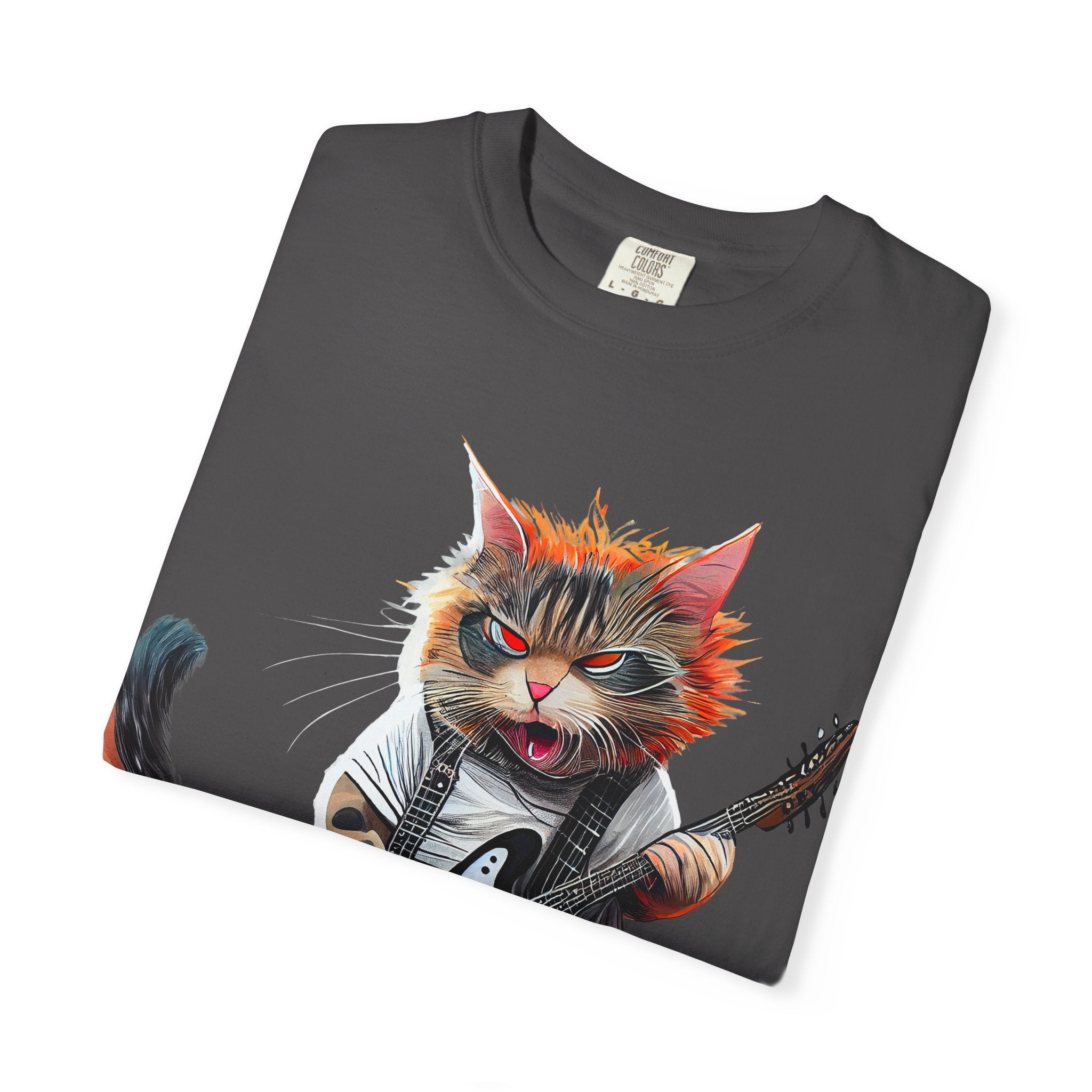 Rockin' Kitty Unisex Garment-Dyed T-Shirt