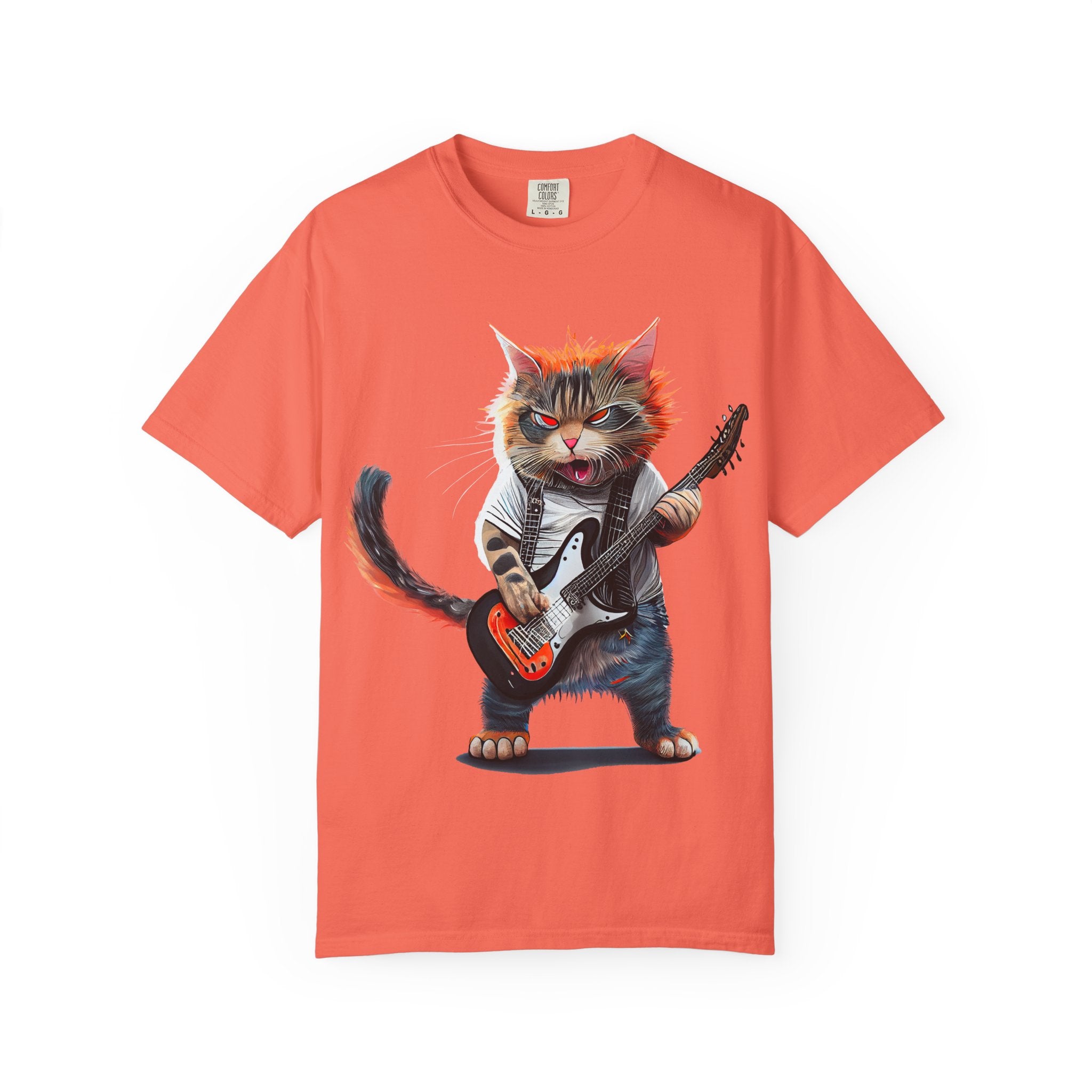 Rockin' Kitty Unisex Garment-Dyed T-Shirt