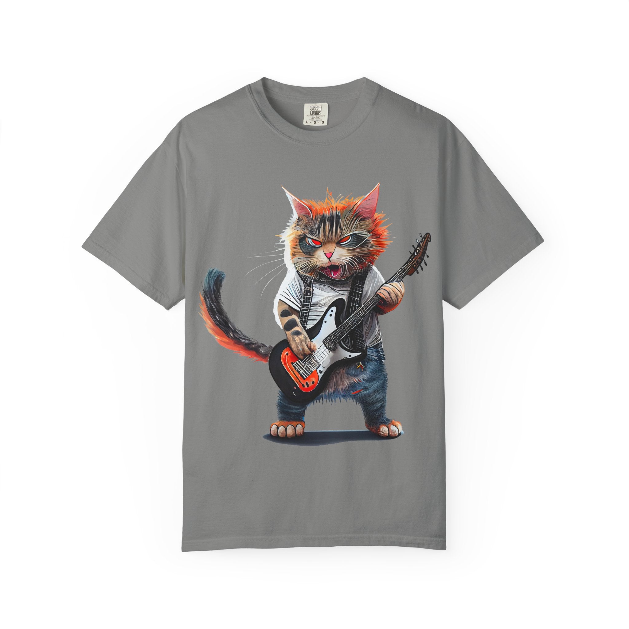 Rockin' Kitty Unisex Garment-Dyed T-Shirt