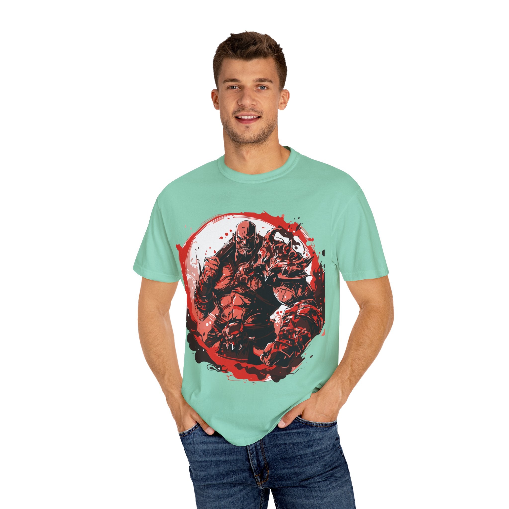 Bold Graphic Unisex T-Shirt - Red Warrior Design