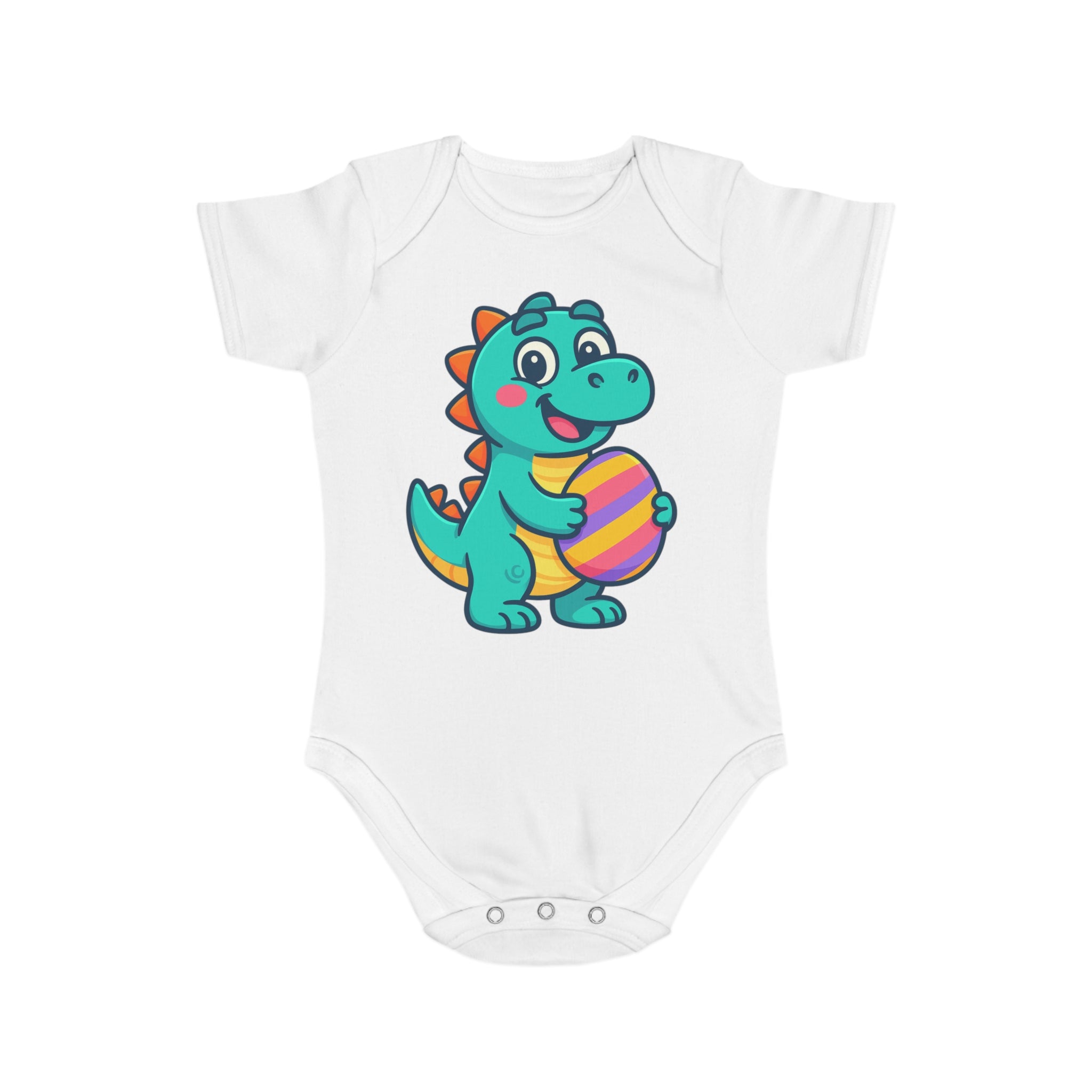 Cute Dinosaur Baby Bodysuit, Infant Onesie, Toddler Outfit, Baby Shower Gift, Easter Celebration Clothes, Adorable Baby Apparel