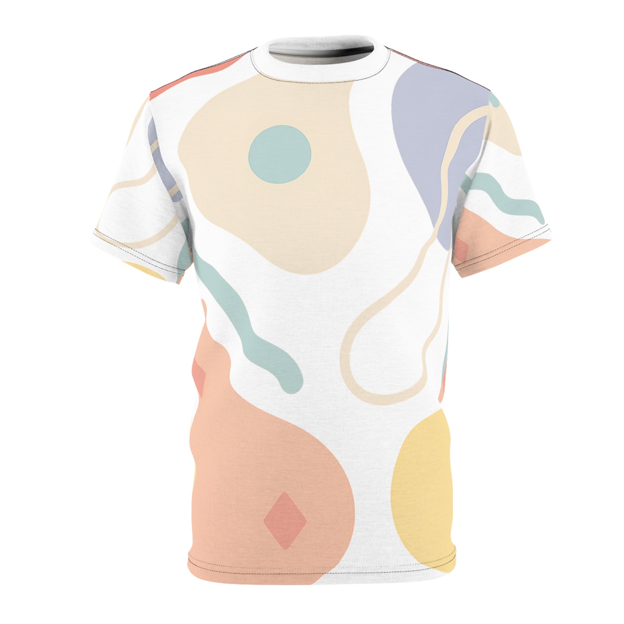 Abstract Art Unisex T-Shirt, Colorful Graphic Tee for Casual Wear, Unique Gift for Art Lovers, Summer Fashion, Trendy Outfit