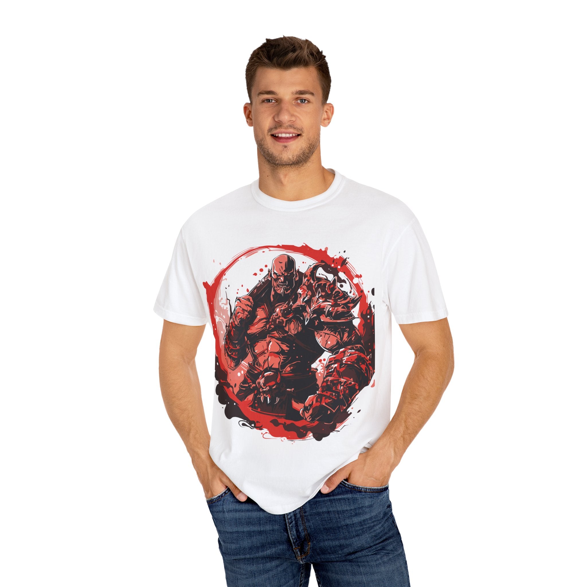 Bold Graphic Unisex T-Shirt - Red Warrior Design