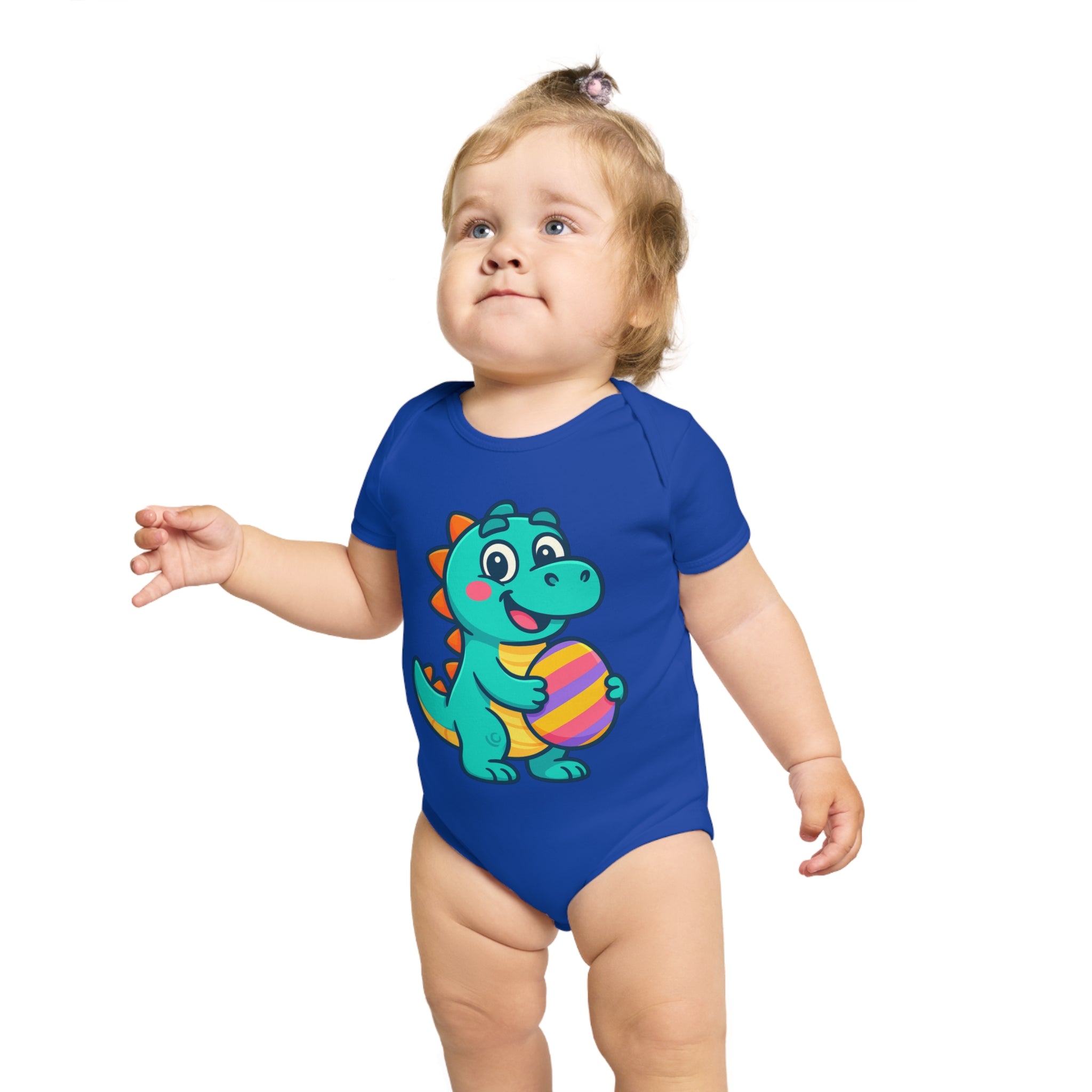Cute Dinosaur Baby Bodysuit, Infant Onesie, Toddler Outfit, Baby Shower Gift, Easter Celebration Clothes, Adorable Baby Apparel