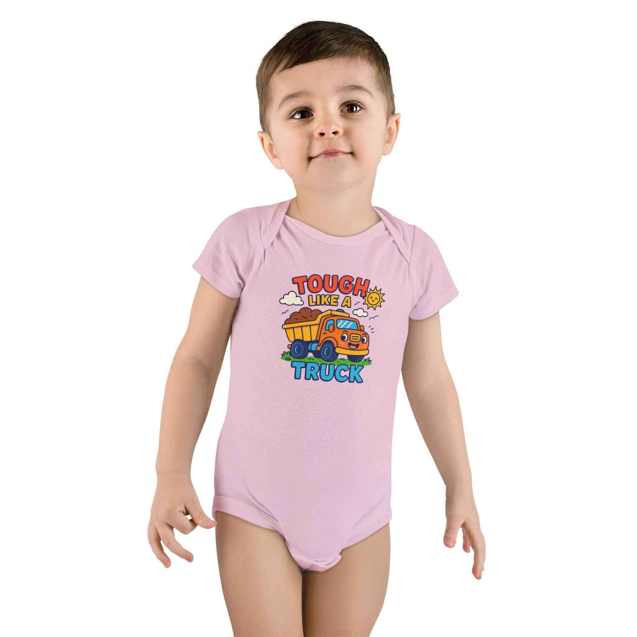 Tough Like a Truck Baby Onesie, Infant Clothing, Gift for New Parents, Baby Shower Gift, Cute Baby Outfit, Fun Toddler Apparel