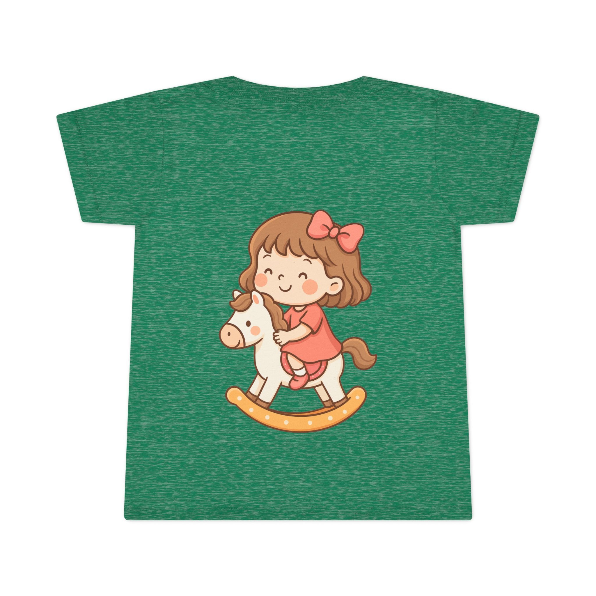 Toddler T-Shirt with Adorable Rocking Horse Design, Cute Kids Shirt, Baby Shower Gift, Playtime Outfit, Toddler Apparel