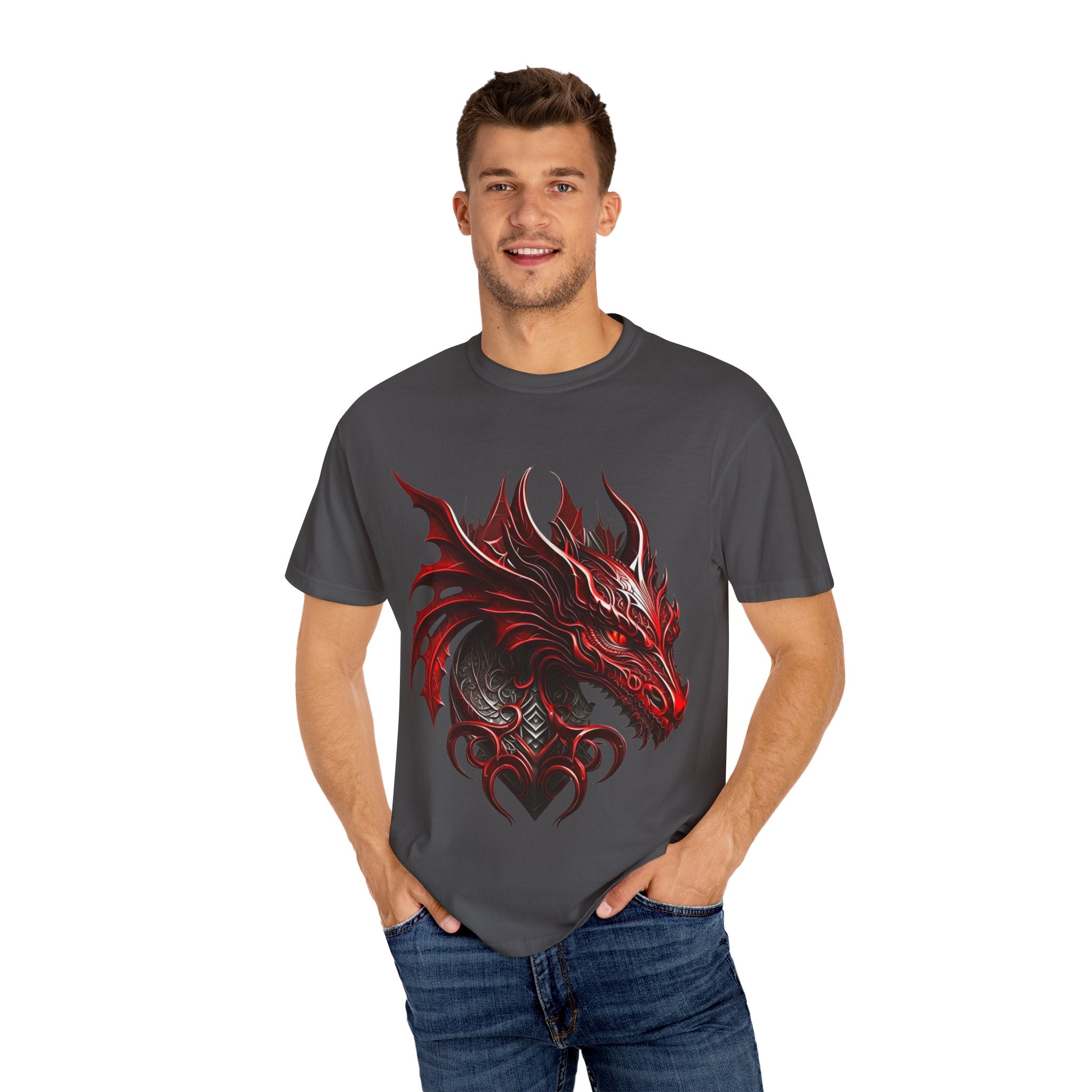Red Dragon Graphic Unisex T-Shirt - Bold & Edgy Design
