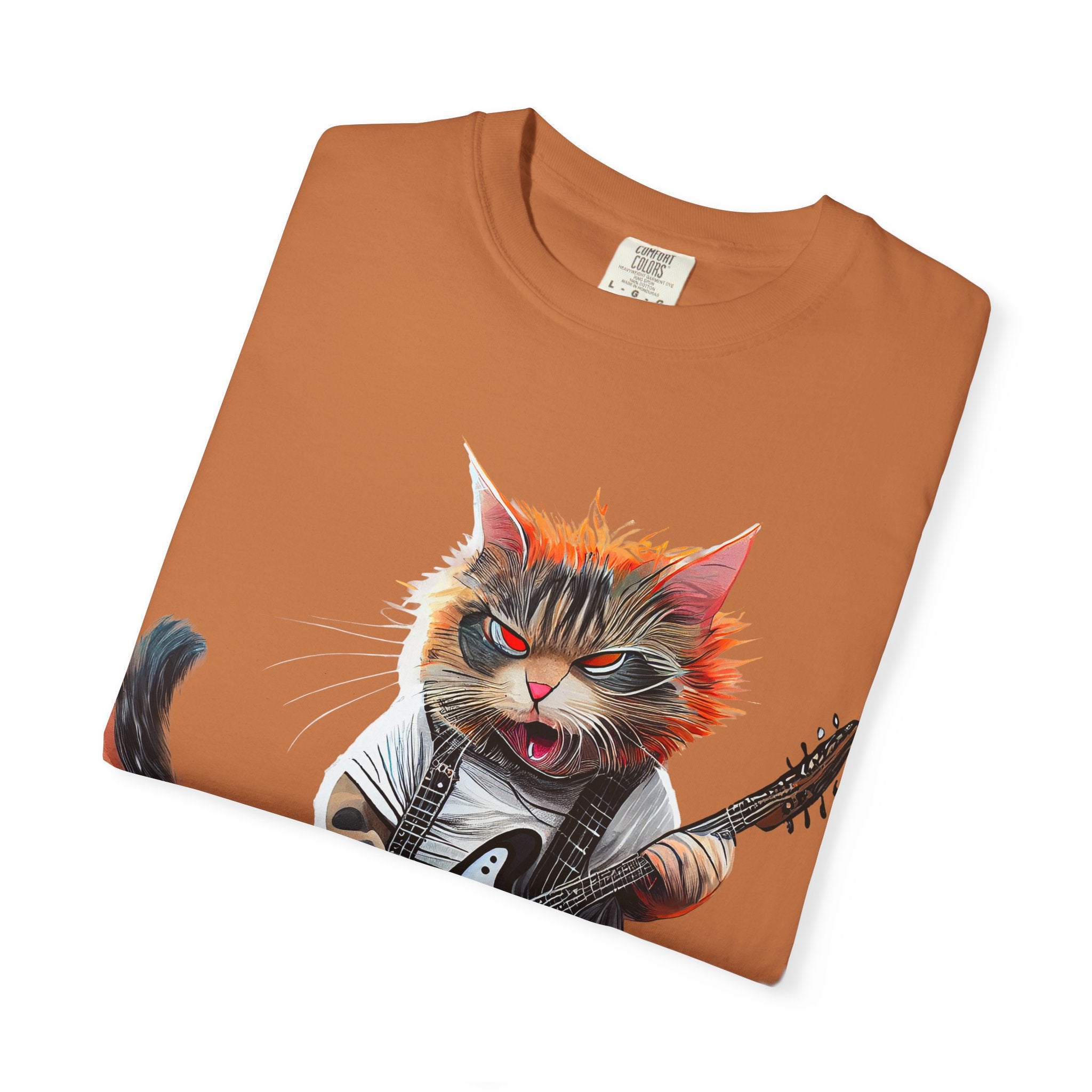 Rockin' Kitty Unisex Garment-Dyed T-Shirt