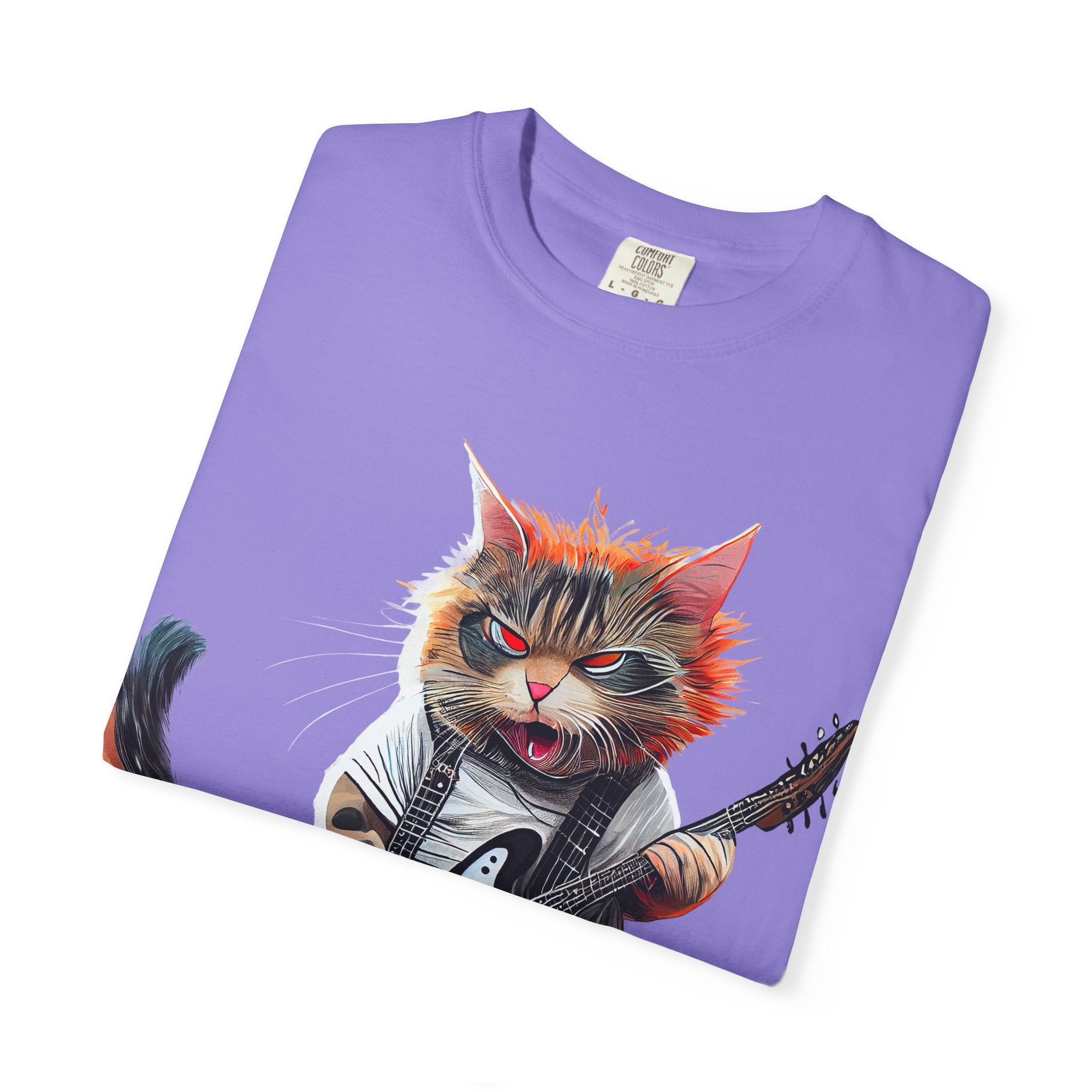 Rockin' Kitty Unisex Garment-Dyed T-Shirt