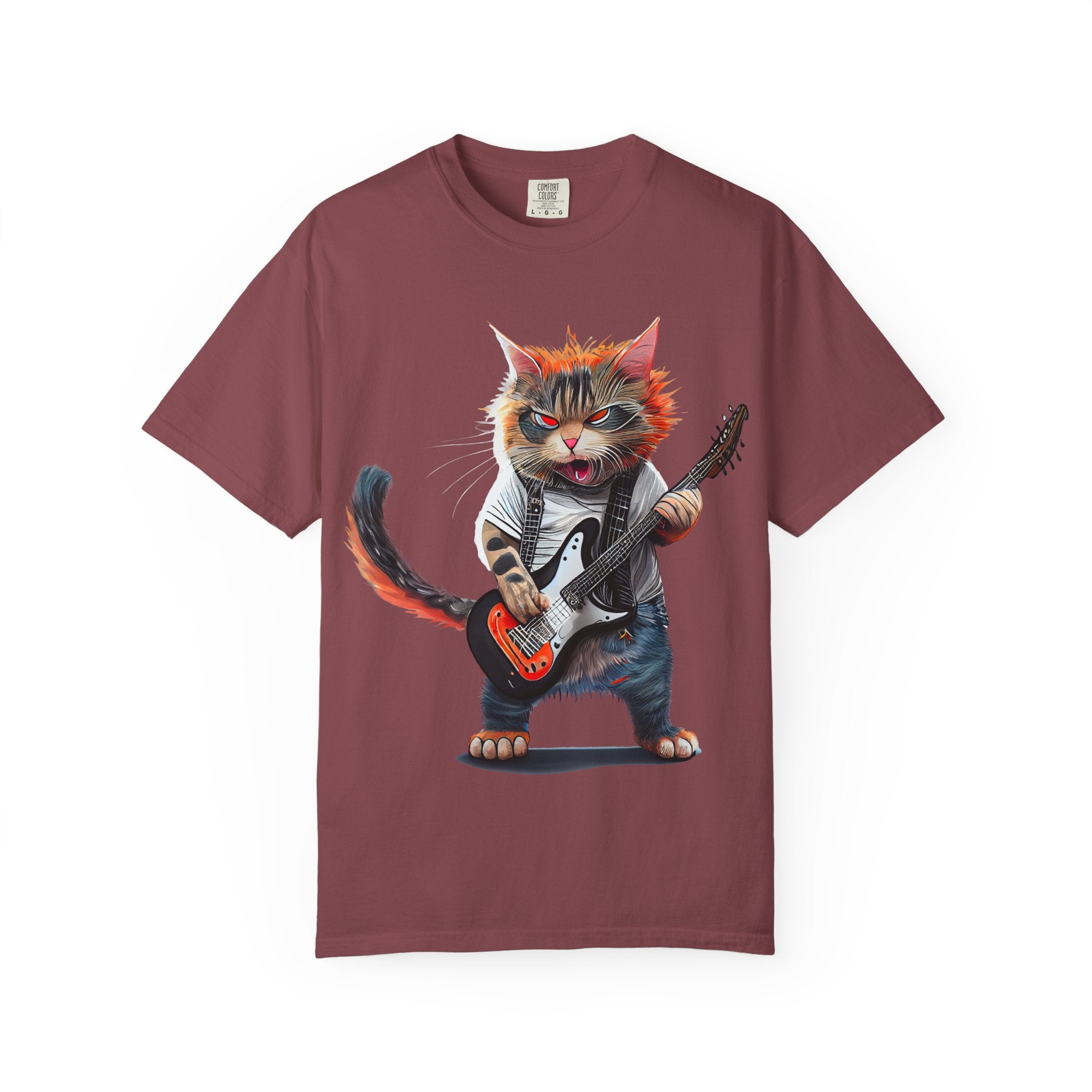 Rockin' Kitty Unisex Garment-Dyed T-Shirt