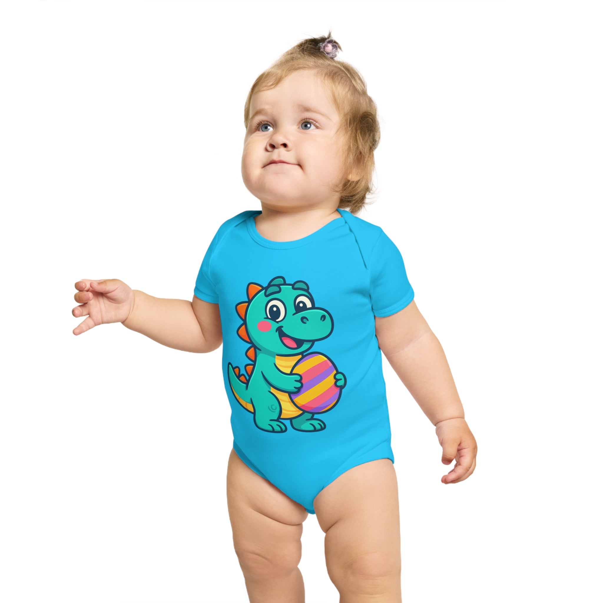 Cute Dinosaur Baby Bodysuit, Infant Onesie, Toddler Outfit, Baby Shower Gift, Easter Celebration Clothes, Adorable Baby Apparel