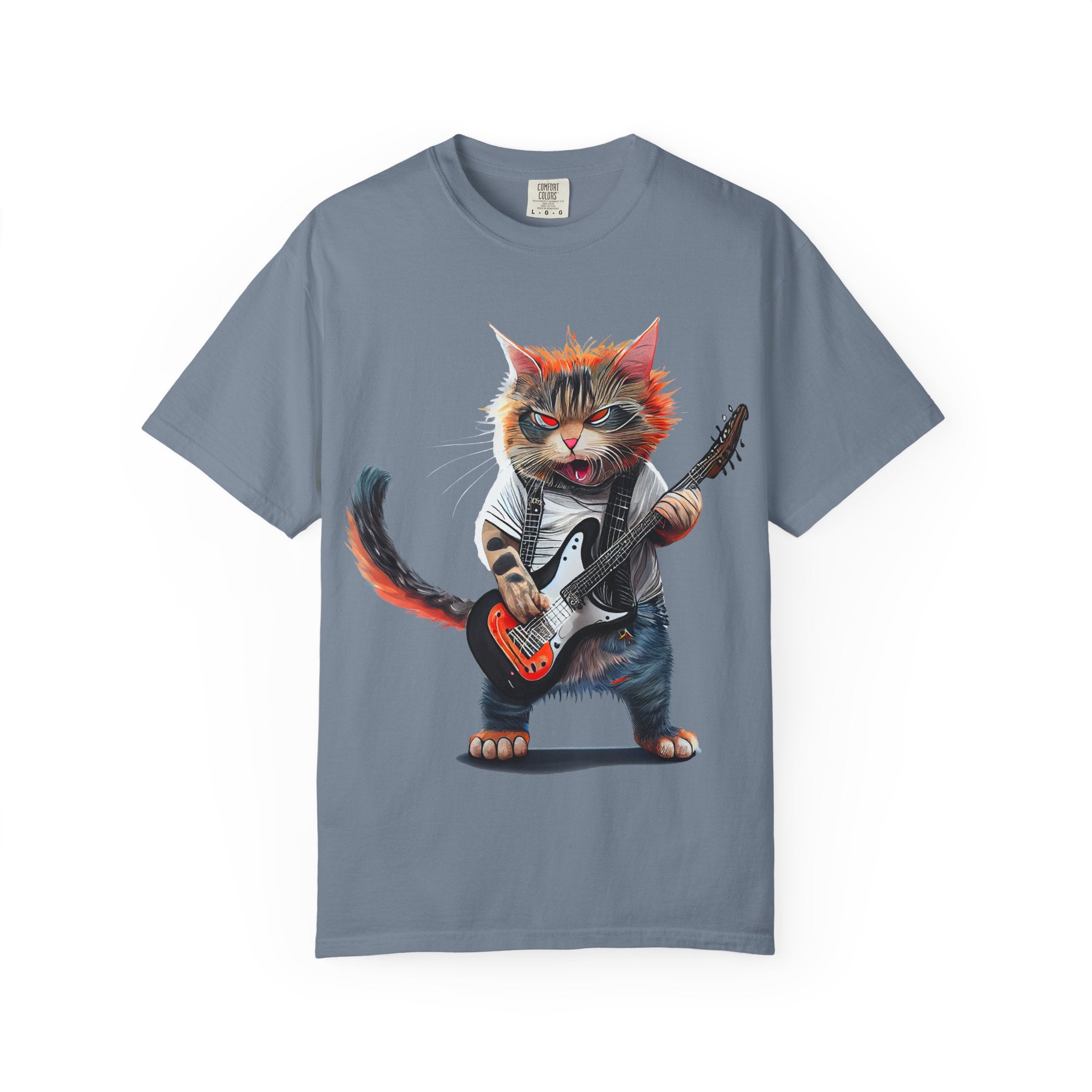 Rockin' Kitty Unisex Garment-Dyed T-Shirt