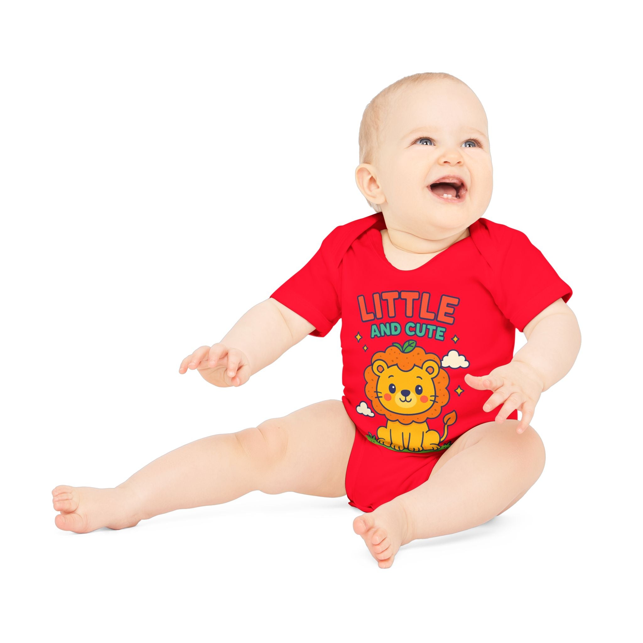 Cute Baby Lion Bodysuit, Adorable Infant Outfit, Organic Cotton Onesie, Perfect Baby Gift, Toddler Apparel, Baby Shower Essentials