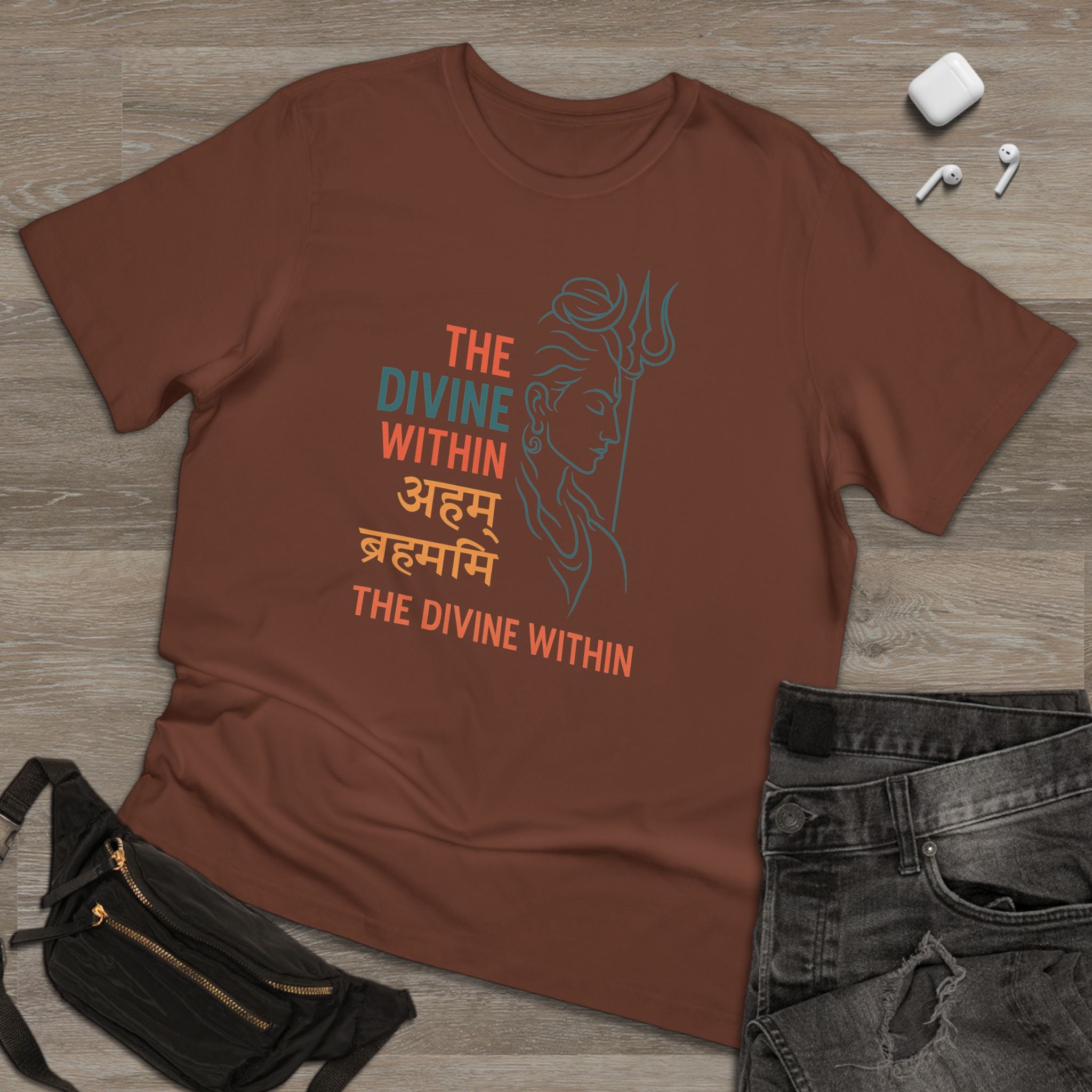 Spiritual Unisex T-shirt, Meditative Tee, Yoga Apparel, Divine Design Shirt, Gift for Mindfulness, Festival Wear