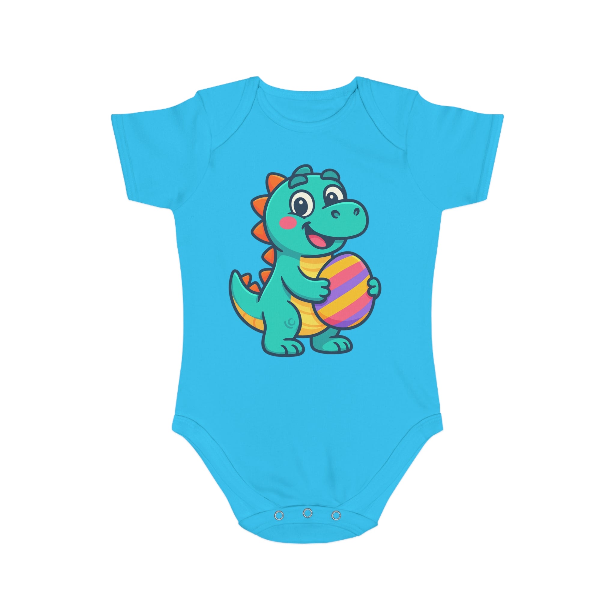Cute Dinosaur Baby Bodysuit, Infant Onesie, Toddler Outfit, Baby Shower Gift, Easter Celebration Clothes, Adorable Baby Apparel
