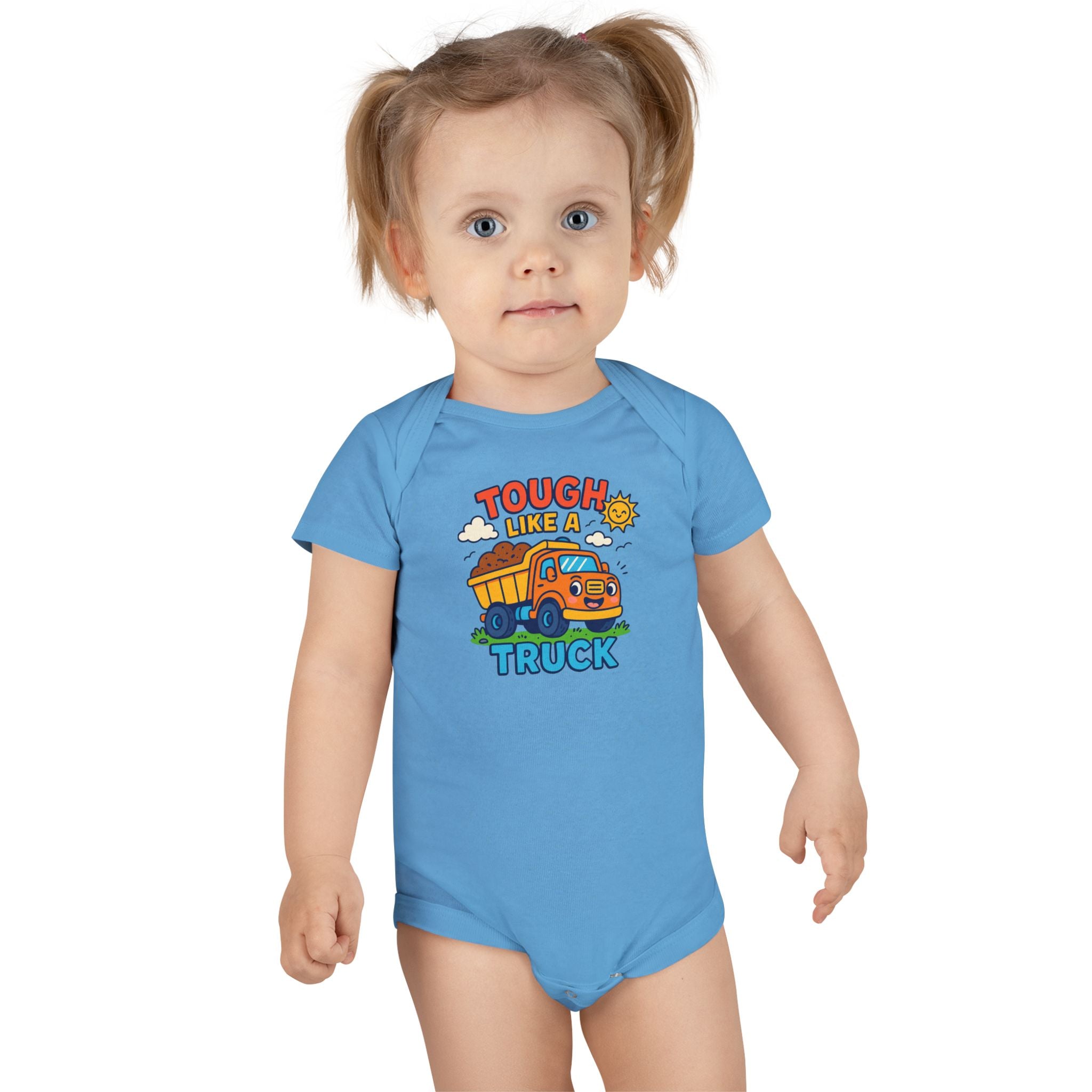 Tough Like a Truck Baby Onesie, Infant Clothing, Gift for New Parents, Baby Shower Gift, Cute Baby Outfit, Fun Toddler Apparel