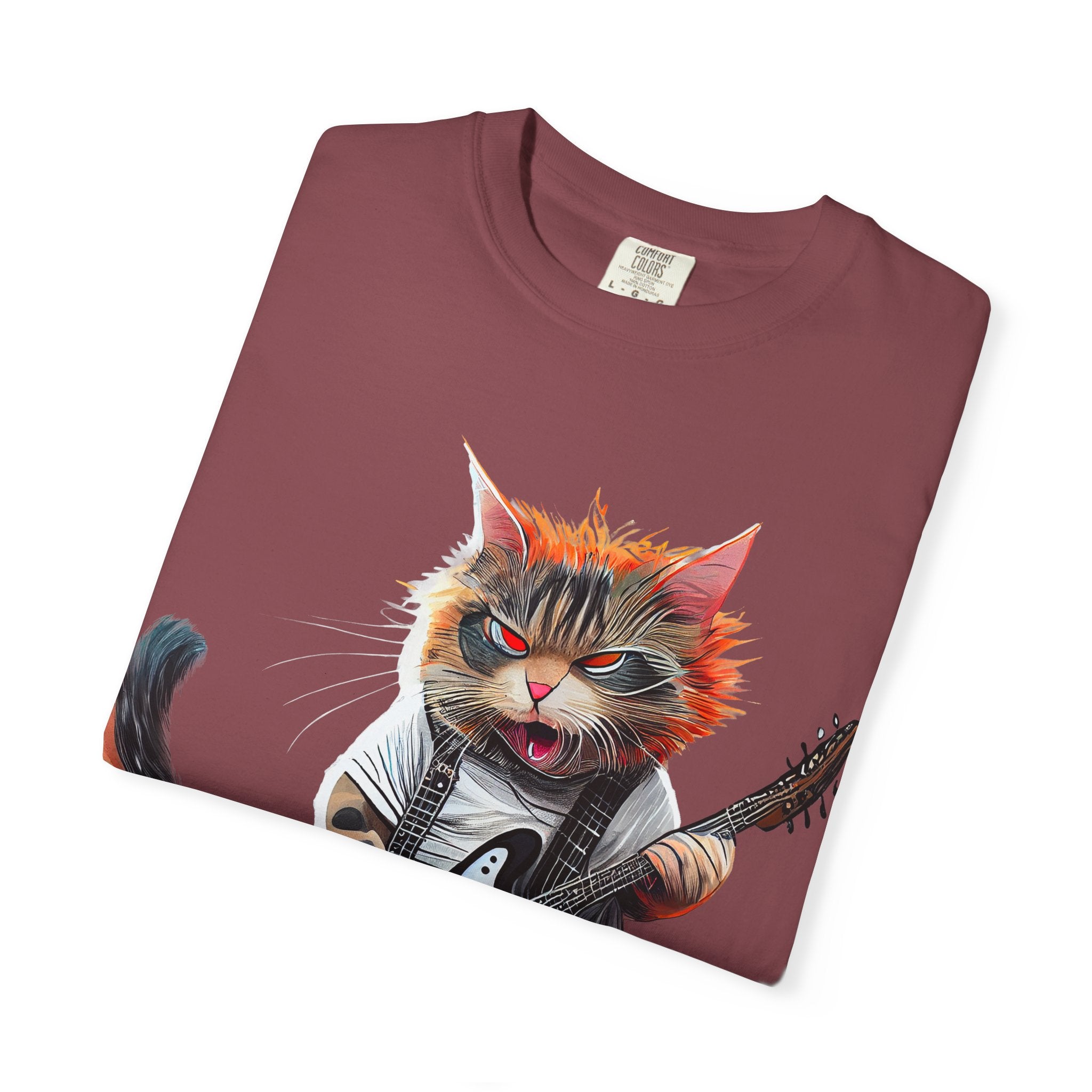 Rockin' Kitty Unisex Garment-Dyed T-Shirt