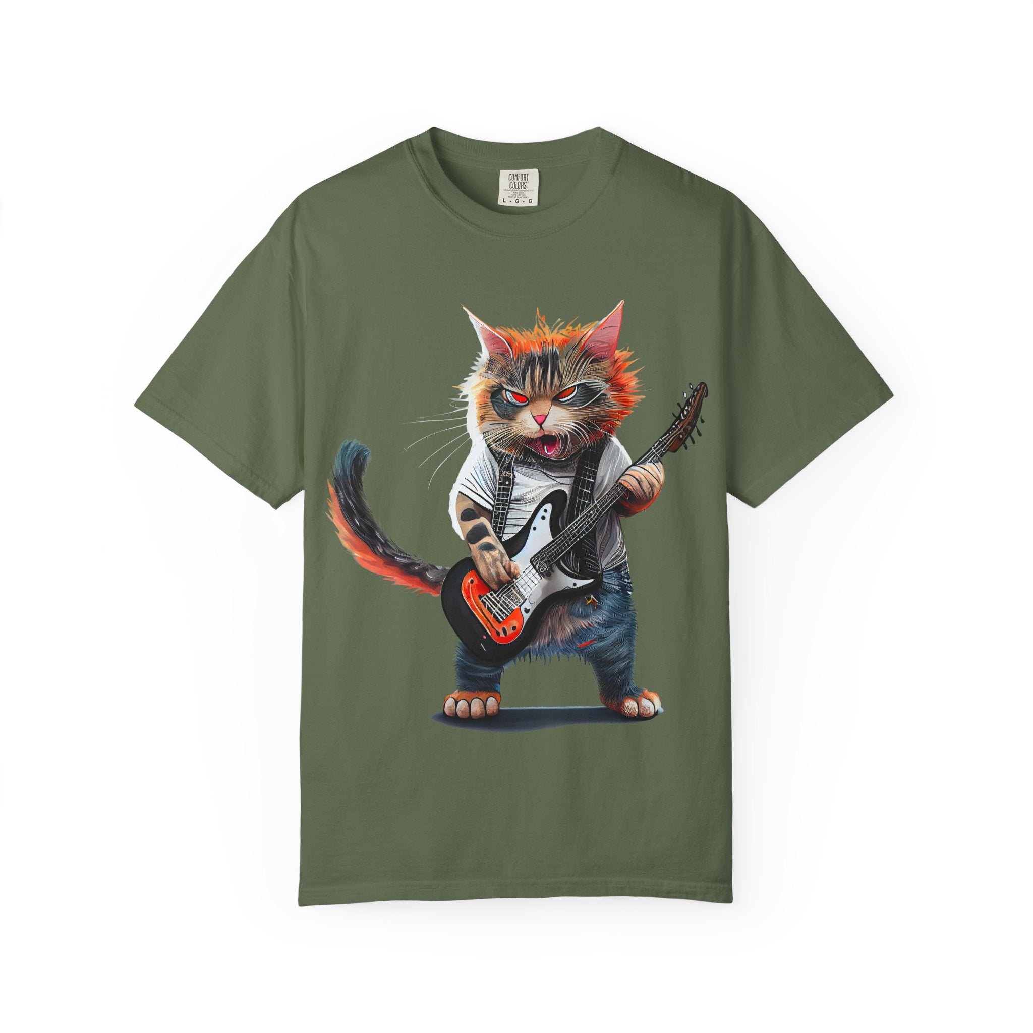 Rockin' Kitty Unisex Garment-Dyed T-Shirt