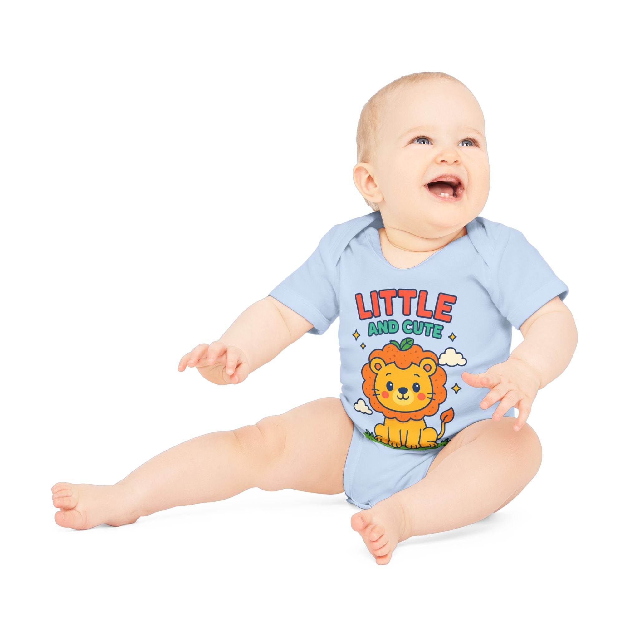 Cute Baby Lion Bodysuit, Adorable Infant Outfit, Organic Cotton Onesie, Perfect Baby Gift, Toddler Apparel, Baby Shower Essentials