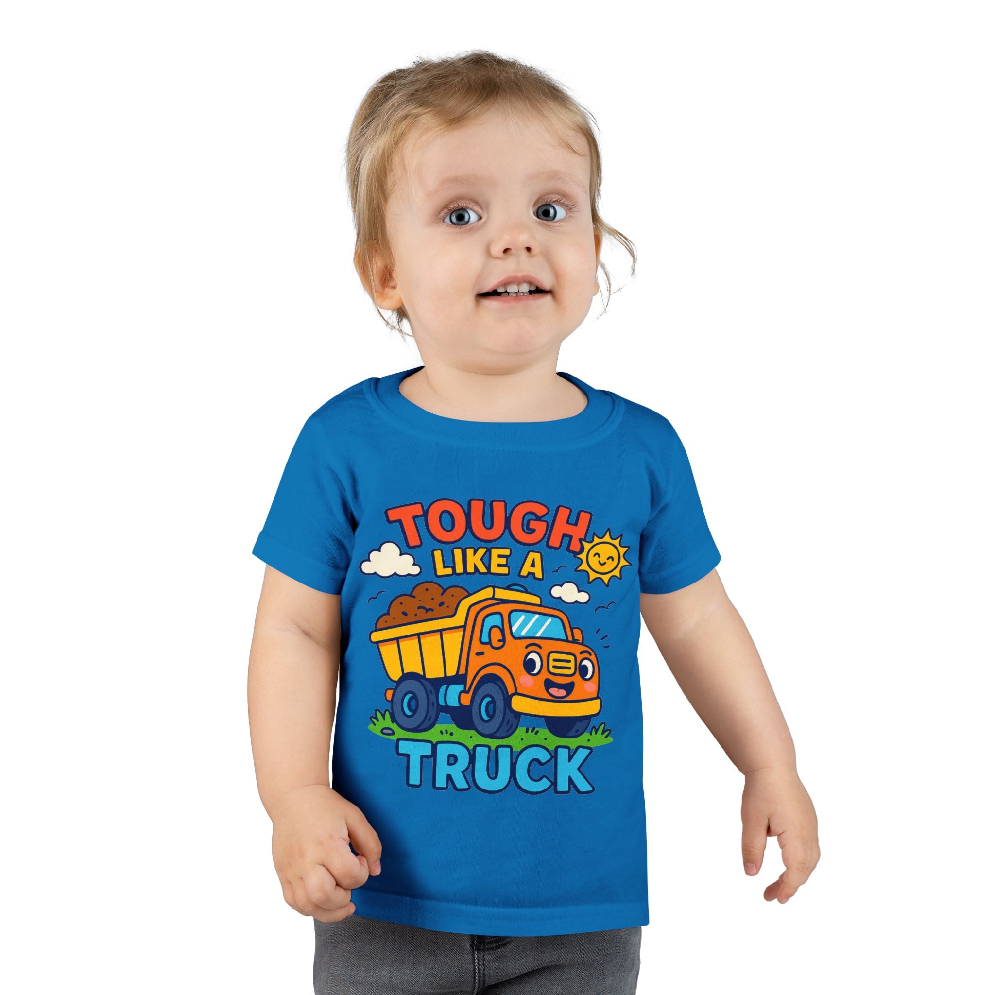 Tough Like a Truck Toddler T-Shirt | Cute Kids Tee, Truck Lover Gift, Birthday Outfit, Playtime Apparel, Toddler Casual Wear