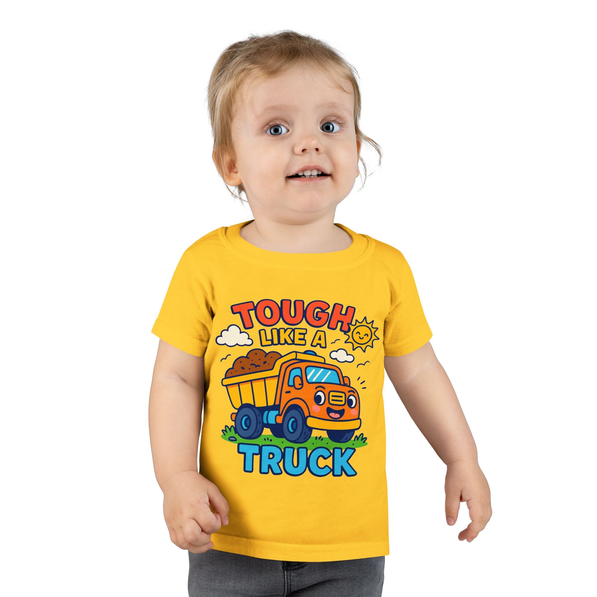 Tough Like a Truck Toddler T-Shirt | Cute Kids Tee, Truck Lover Gift, Birthday Outfit, Playtime Apparel, Toddler Casual Wear