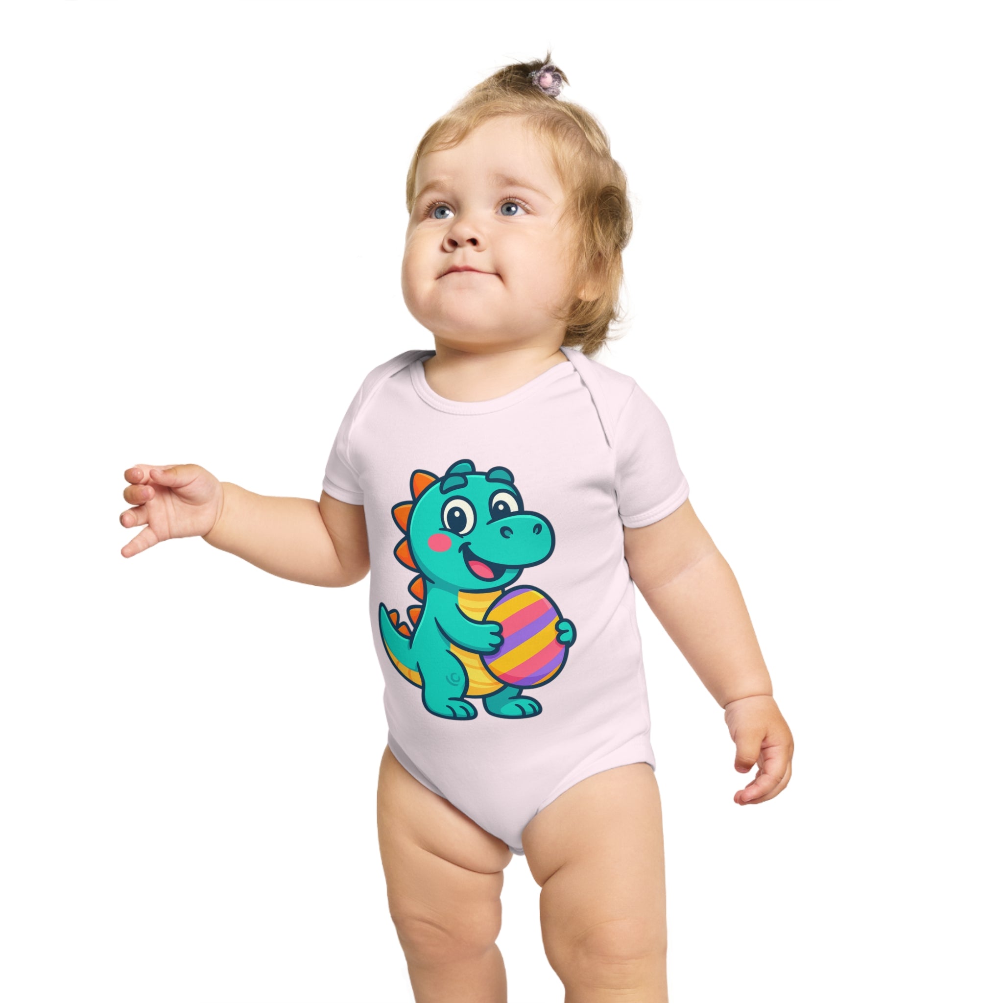 Cute Dinosaur Baby Bodysuit, Infant Onesie, Toddler Outfit, Baby Shower Gift, Easter Celebration Clothes, Adorable Baby Apparel