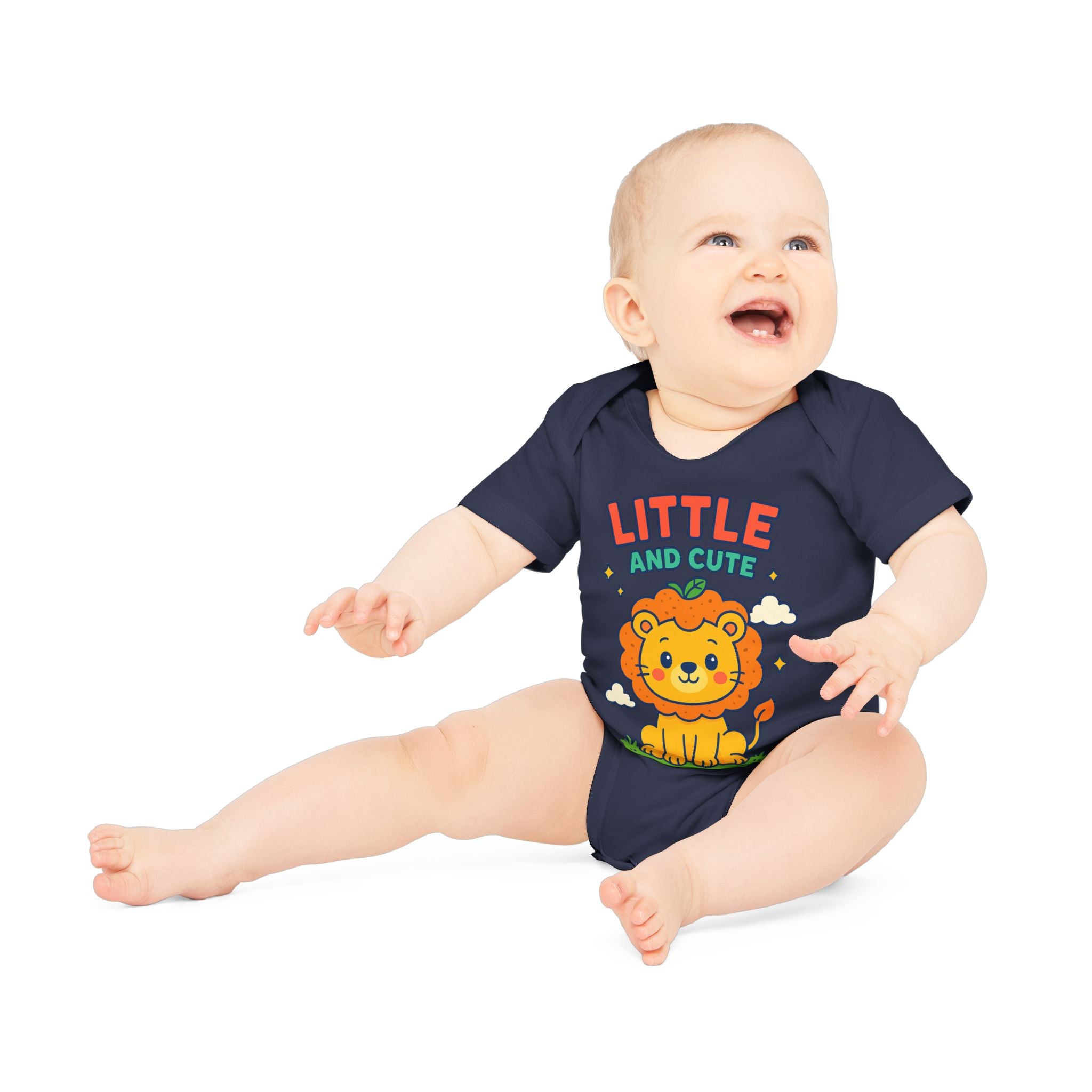 Cute Baby Lion Bodysuit, Adorable Infant Outfit, Organic Cotton Onesie, Perfect Baby Gift, Toddler Apparel, Baby Shower Essentials