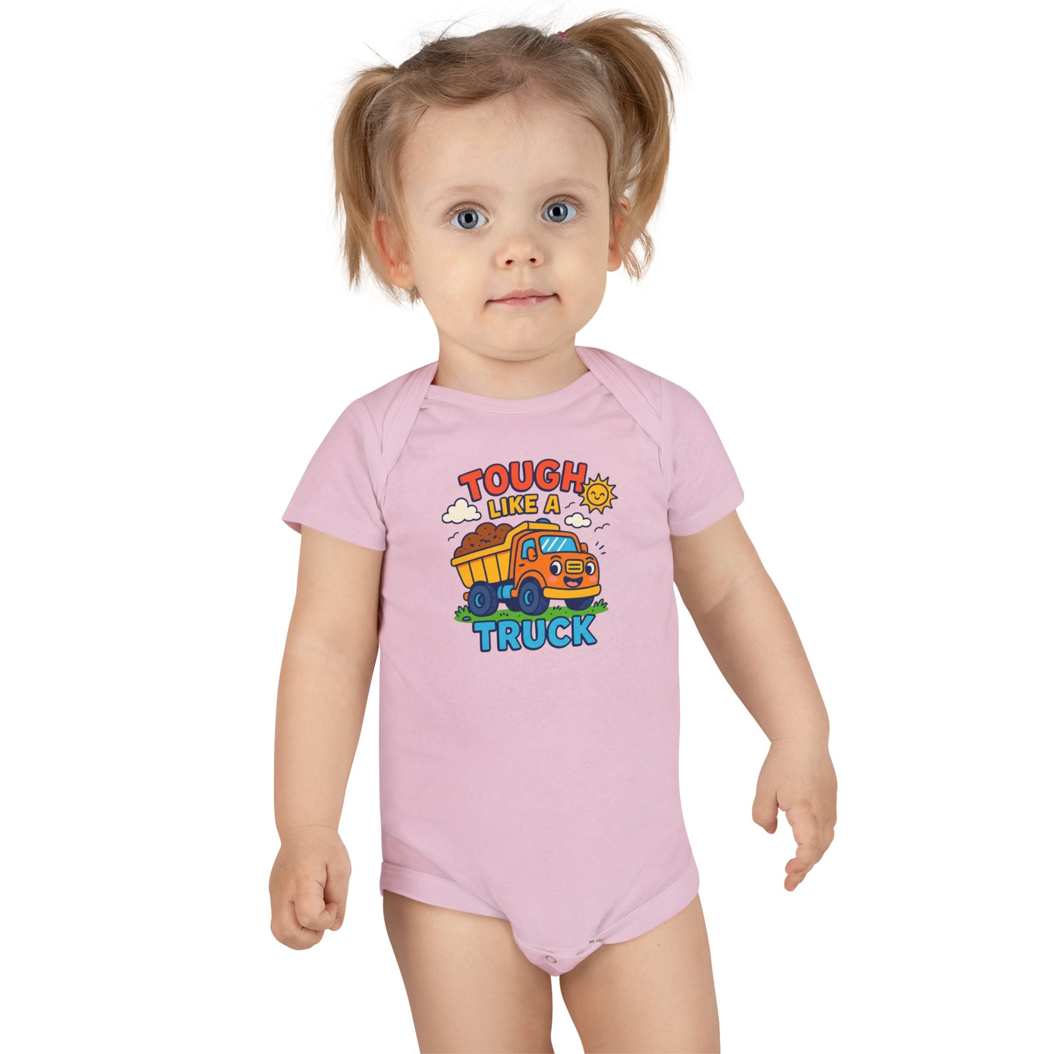 Tough Like a Truck Baby Onesie, Infant Clothing, Gift for New Parents, Baby Shower Gift, Cute Baby Outfit, Fun Toddler Apparel