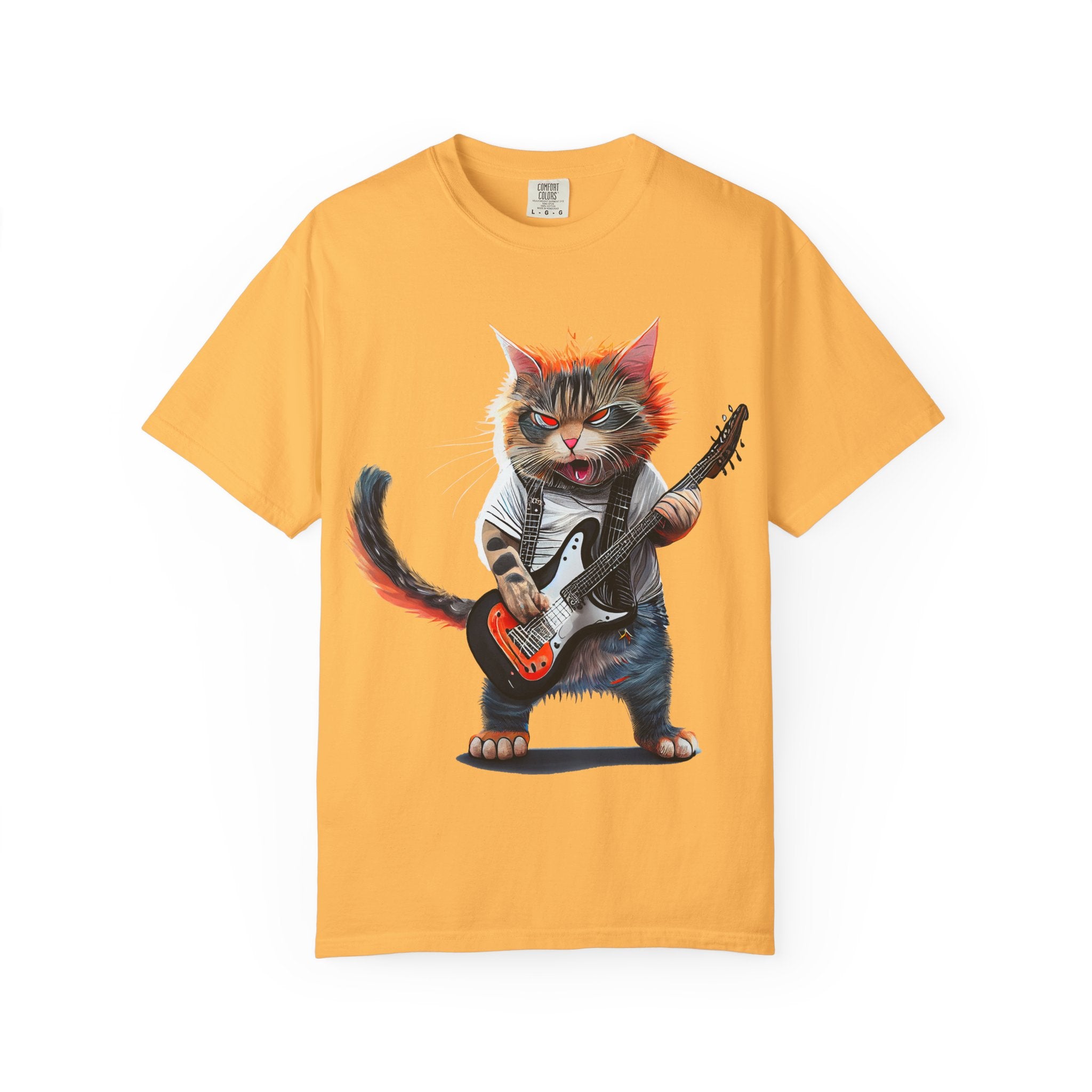 Rockin' Kitty Unisex Garment-Dyed T-Shirt