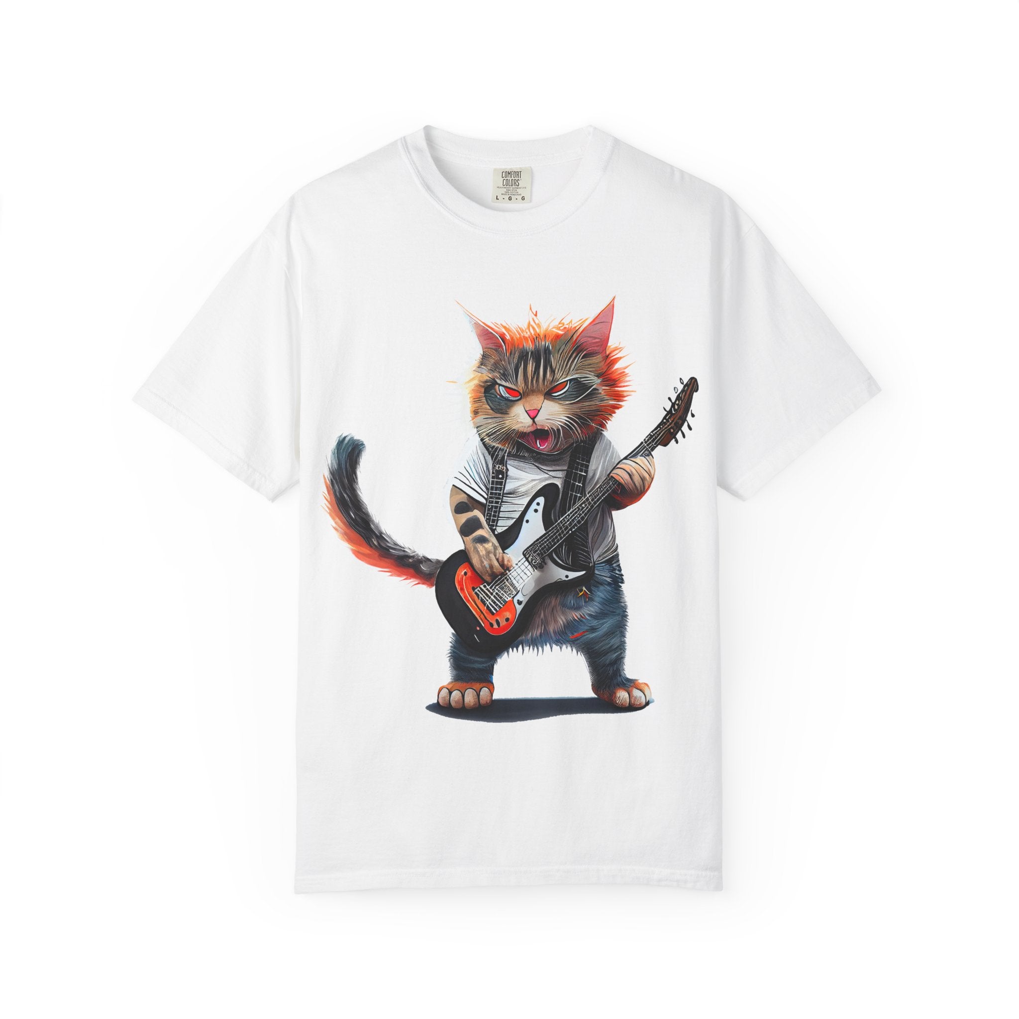 Rockin' Kitty Unisex Garment-Dyed T-Shirt