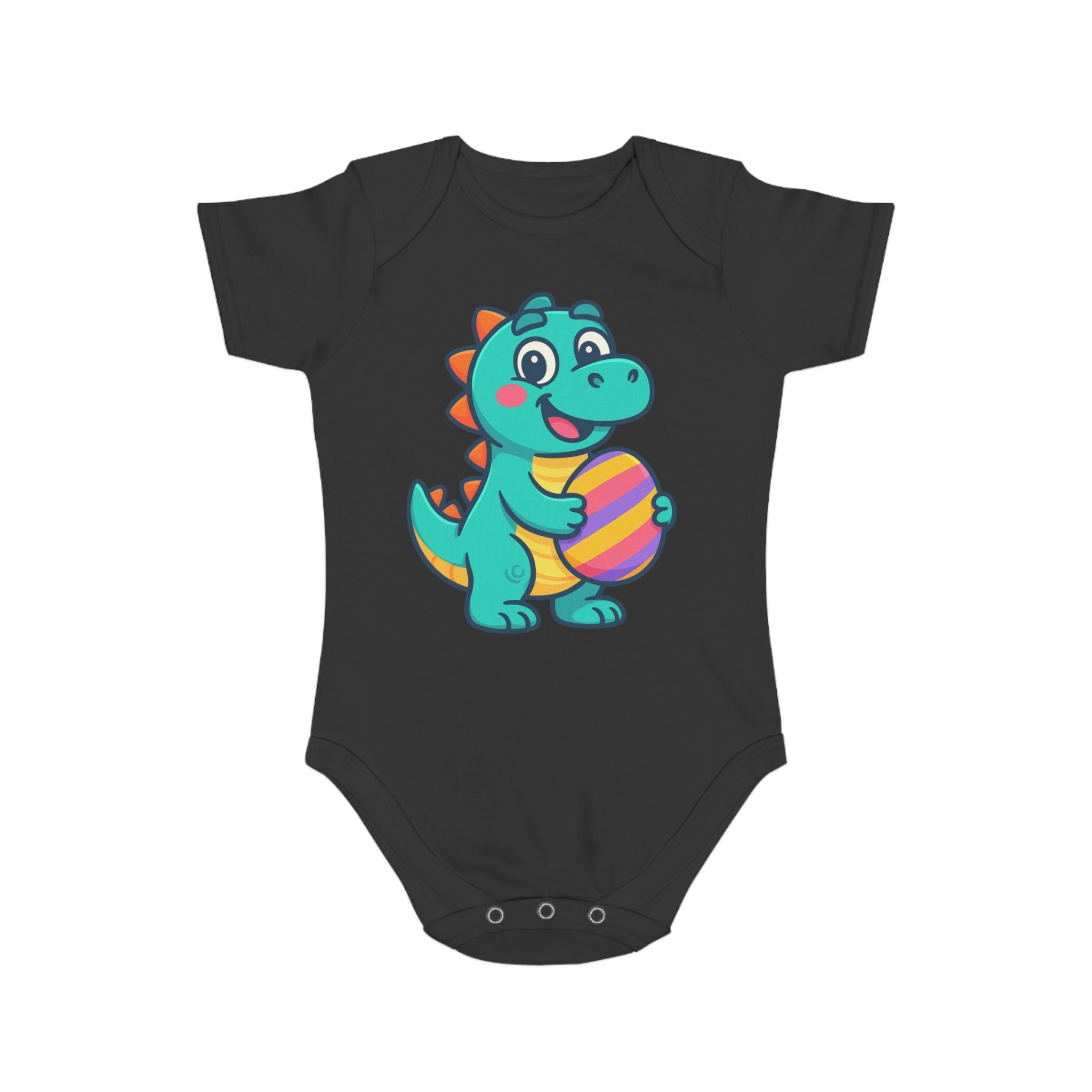 Cute Dinosaur Baby Bodysuit, Infant Onesie, Toddler Outfit, Baby Shower Gift, Easter Celebration Clothes, Adorable Baby Apparel
