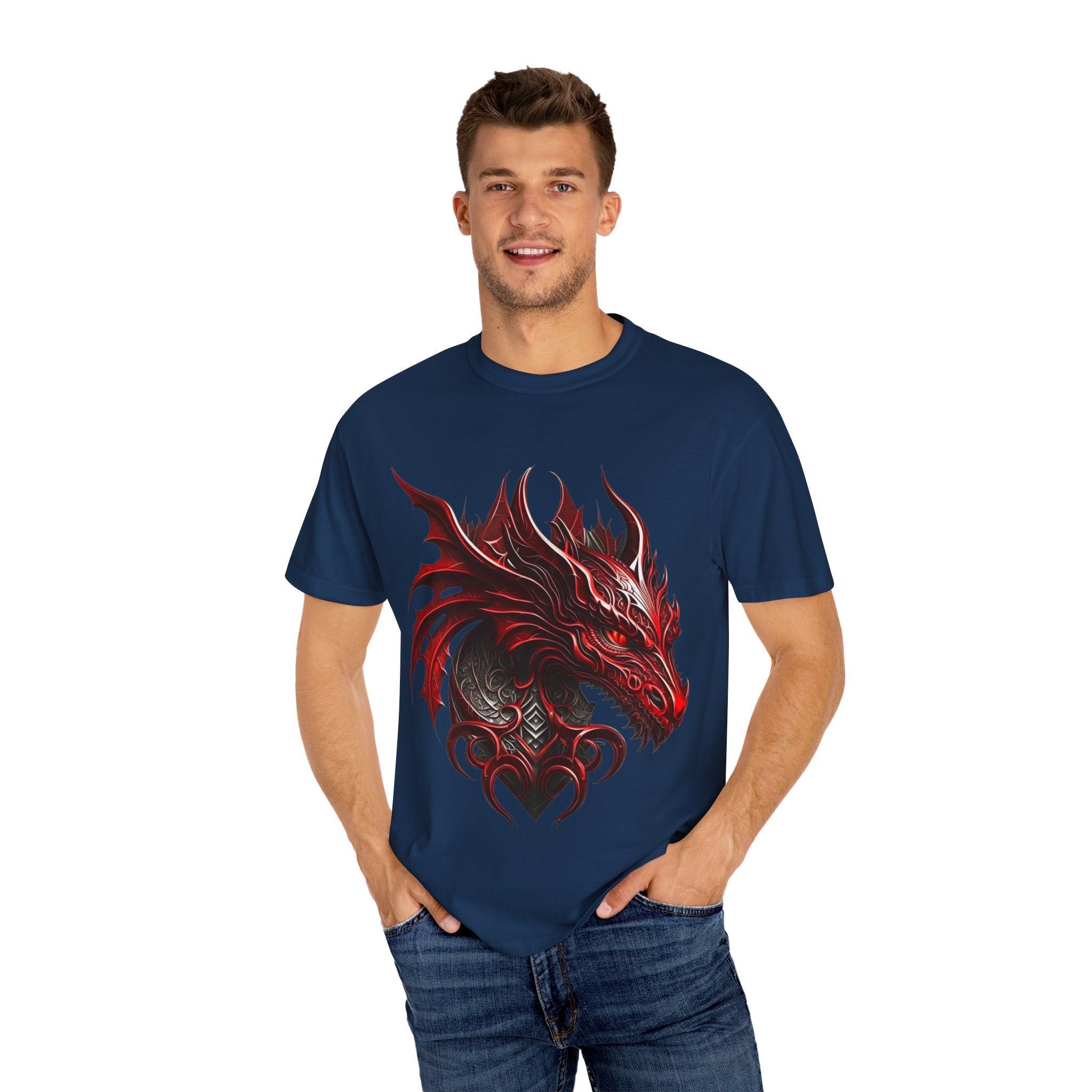 Red Dragon Graphic Unisex T-Shirt - Bold & Edgy Design